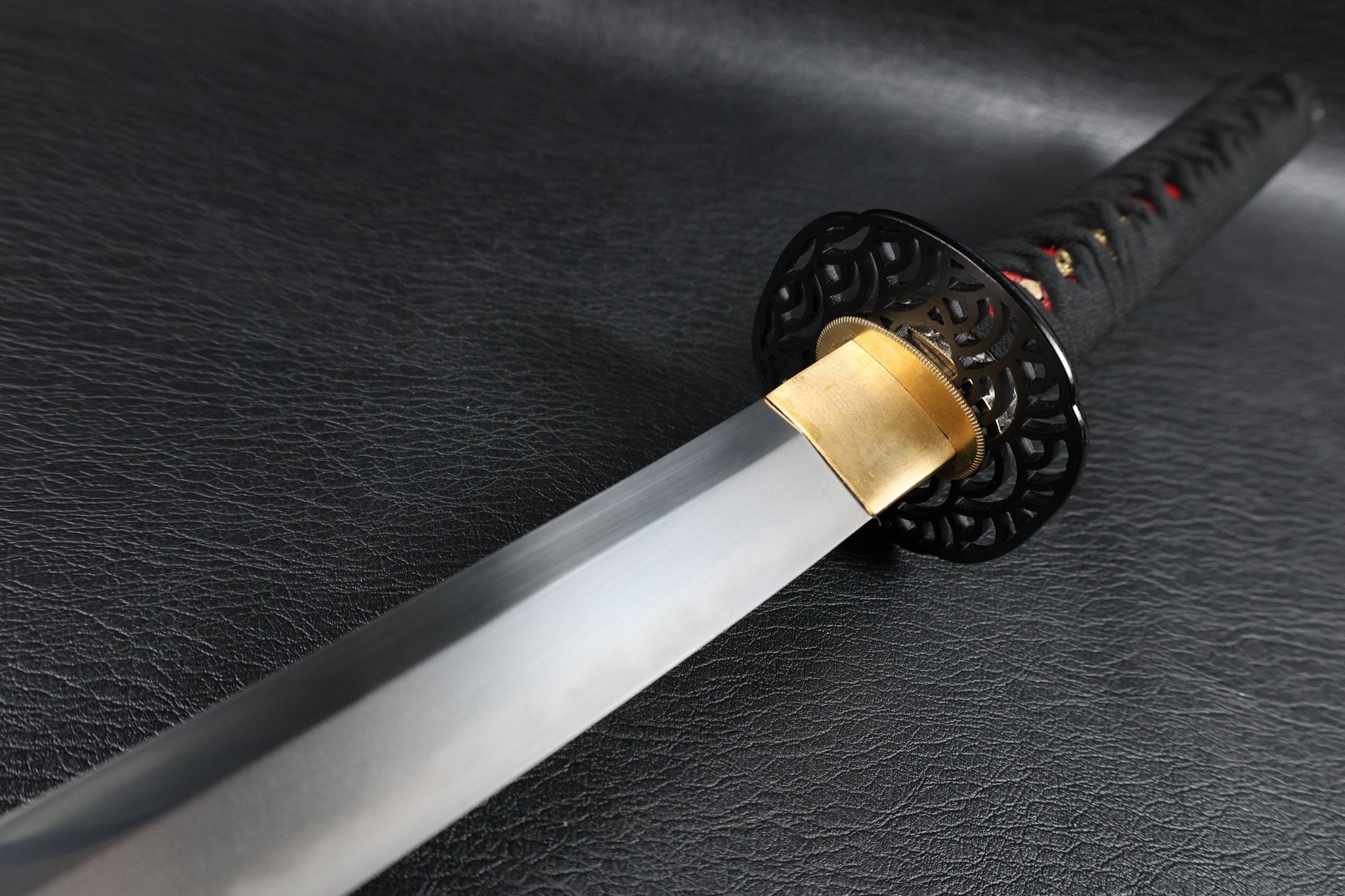 Katana ScarletBloom T10 Clay Tempered Blade with Red Ishime Saya | KSA Huo | KSA Katana For Sale 2026