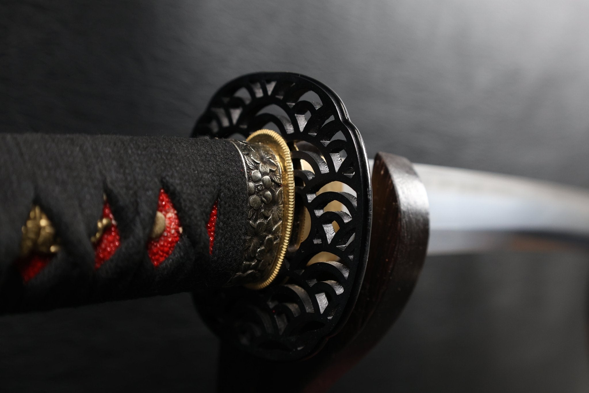 Katana ScarletBloom T10 Clay Tempered Blade with Red Ishime Saya | KSA Huo | KSA Katana For Sale 2026