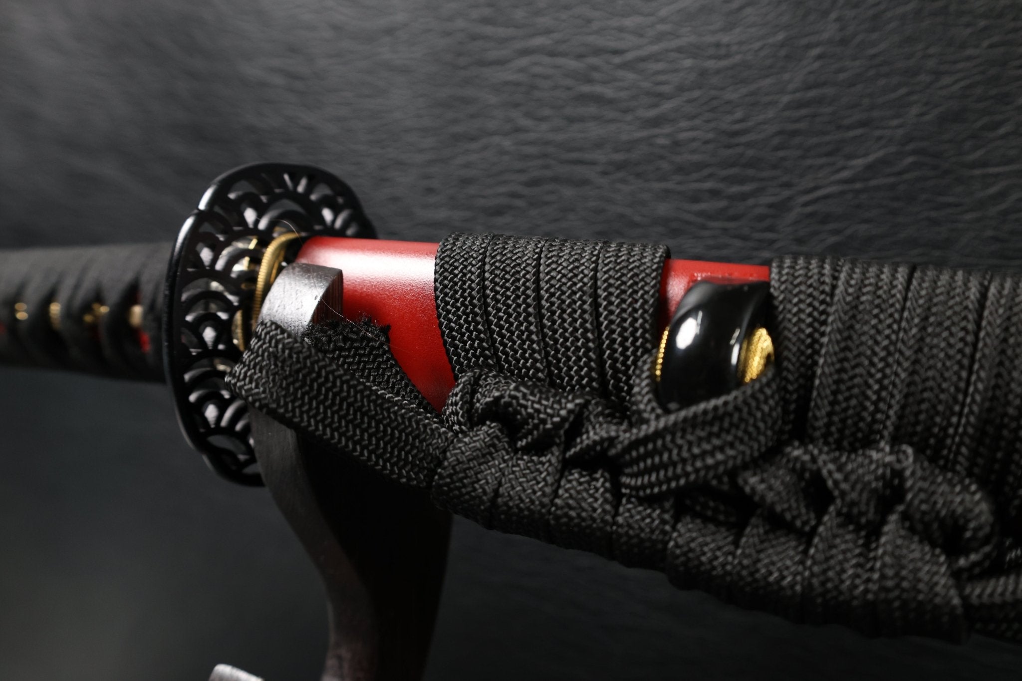 Katana ScarletBloom T10 Clay Tempered Blade with Red Ishime Saya | KSA Huo | KSA Katana For Sale 2026