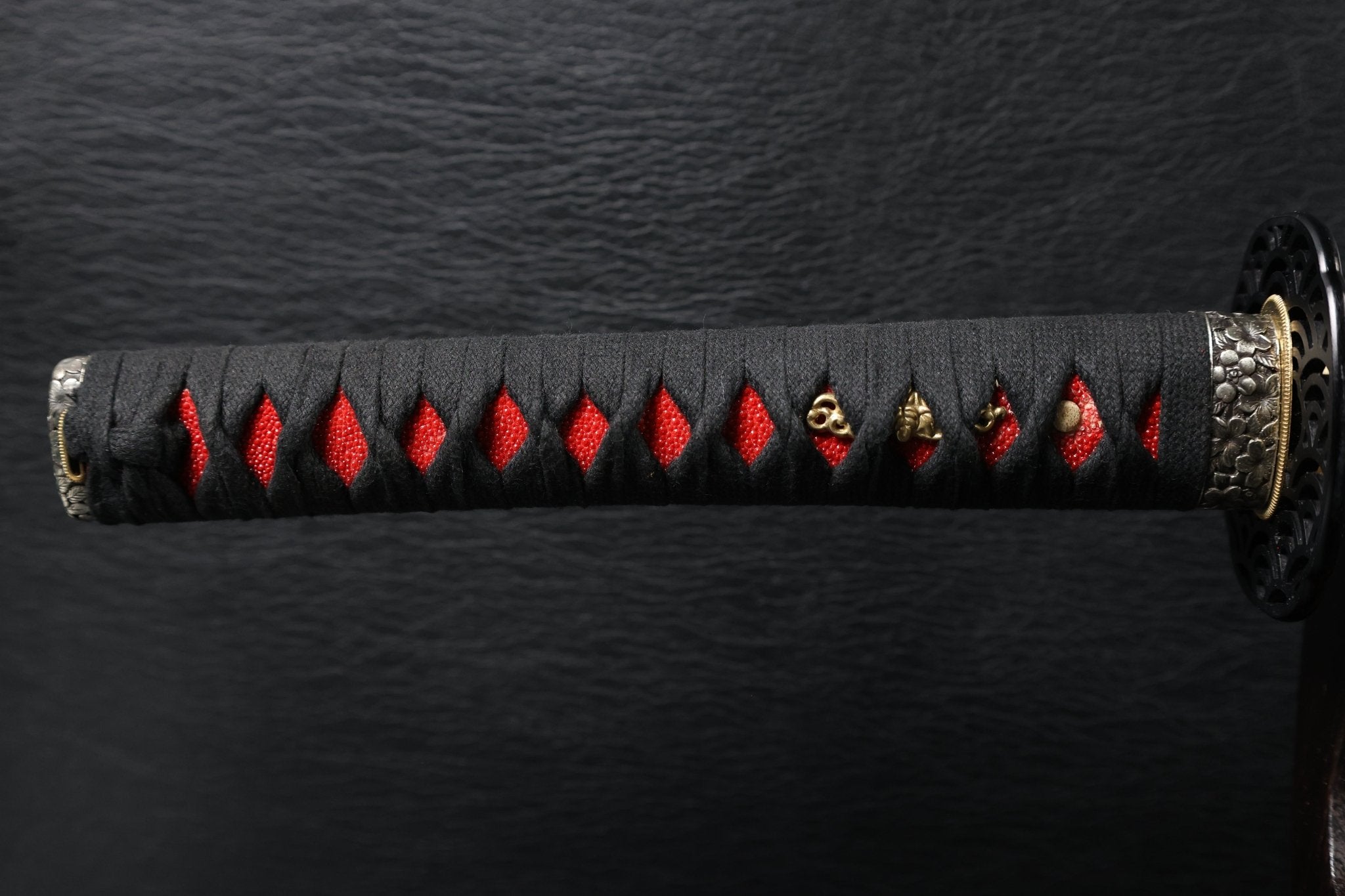 Katana ScarletBloom T10 Clay Tempered Blade with Red Ishime Saya | KSA Huo | KSA Katana For Sale 2026