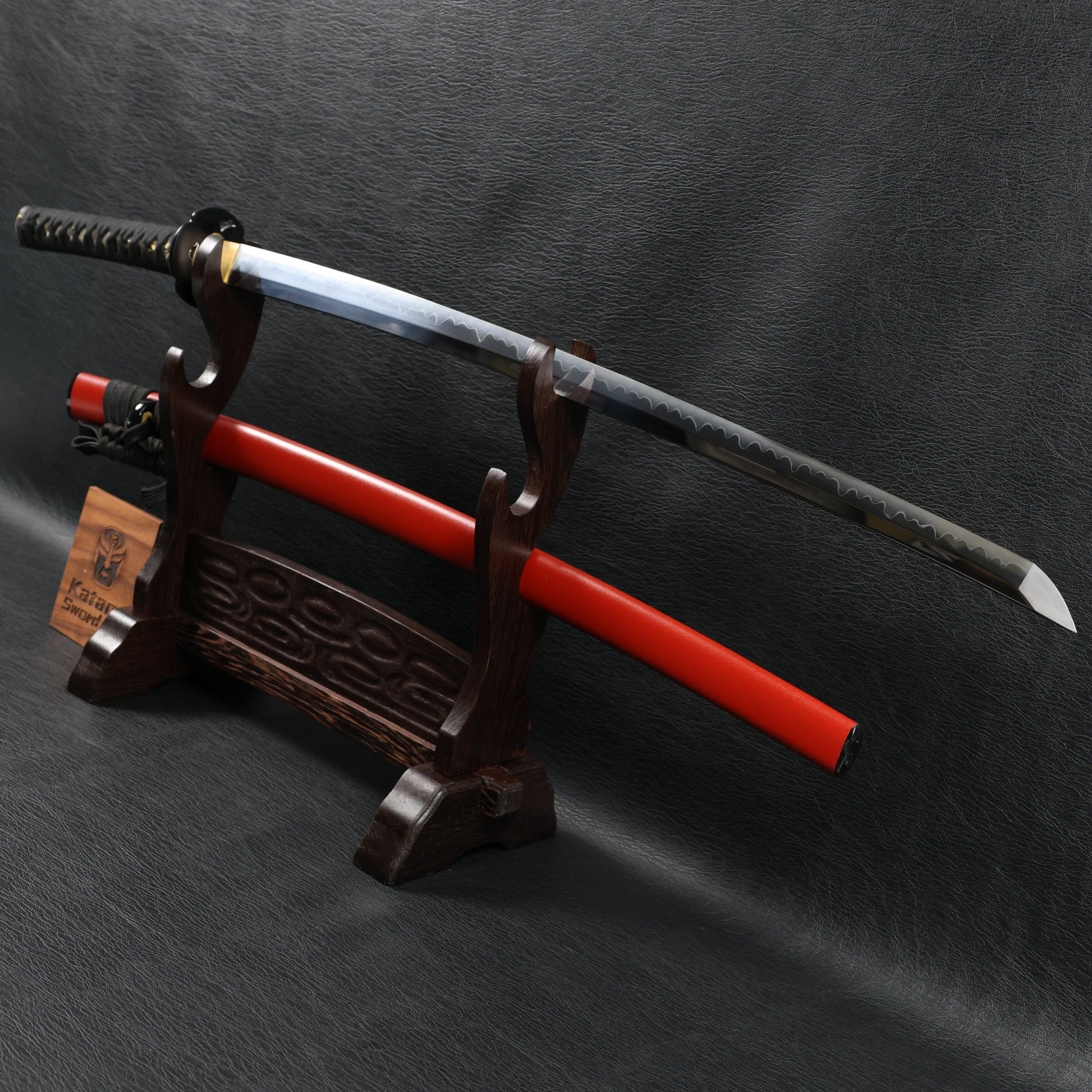 Katana VajraAxe T10 Clay Tempered Blade with Sanbonsugi Hamon | KSA Huo | KatanaSwordArt Katana For Sale 2026
