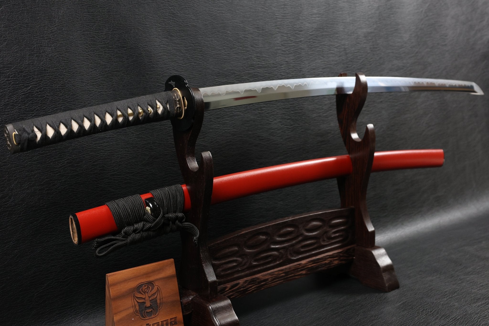 Katana VajraAxe T10 Clay Tempered Blade with Sanbonsugi Hamon | KSA Huo | KSA Katana For Sale 2026
