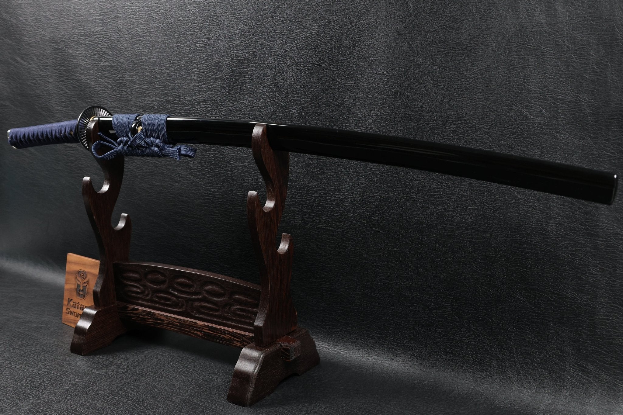 Katana WheelArc T10 Clay Tempered Blade with Black Gloss Saya | KSA Huo | KSA Katana For Sale 2026