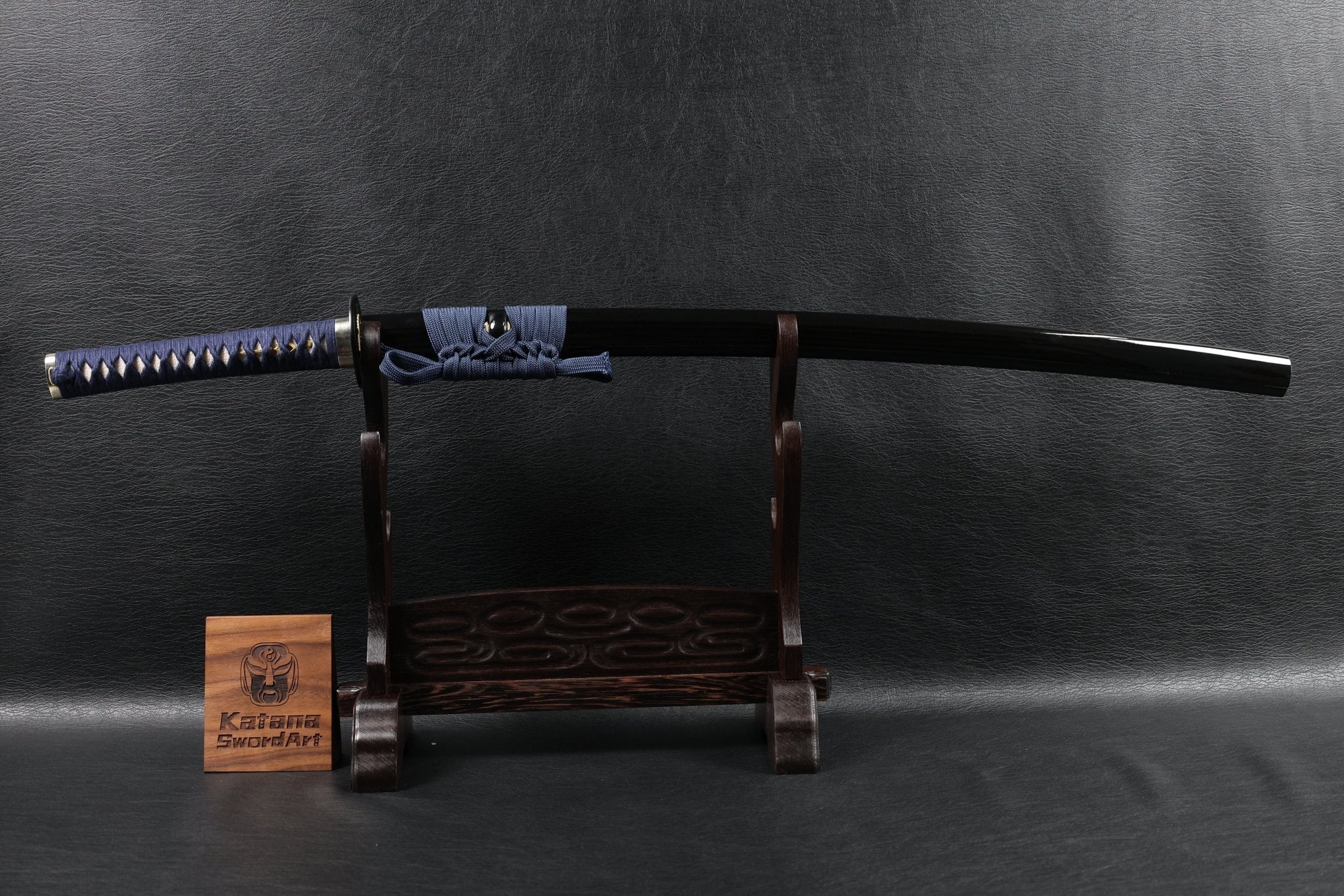 Katana WheelArc T10 Clay Tempered Blade with Black Gloss Saya | KSA Huo | KSA Katana For Sale 2026