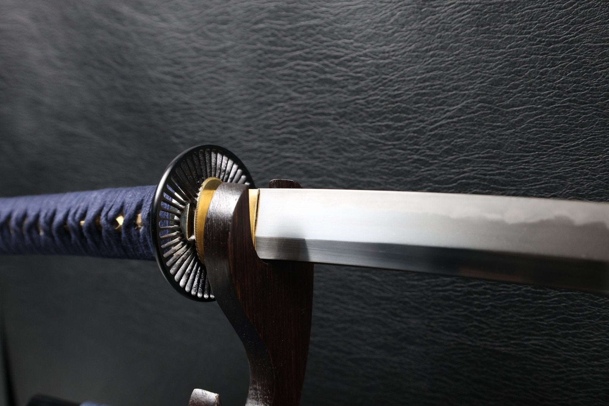 Katana WheelArc T10 Clay Tempered Blade with Black Gloss Saya | KSA Huo | KSA Katana For Sale 2026