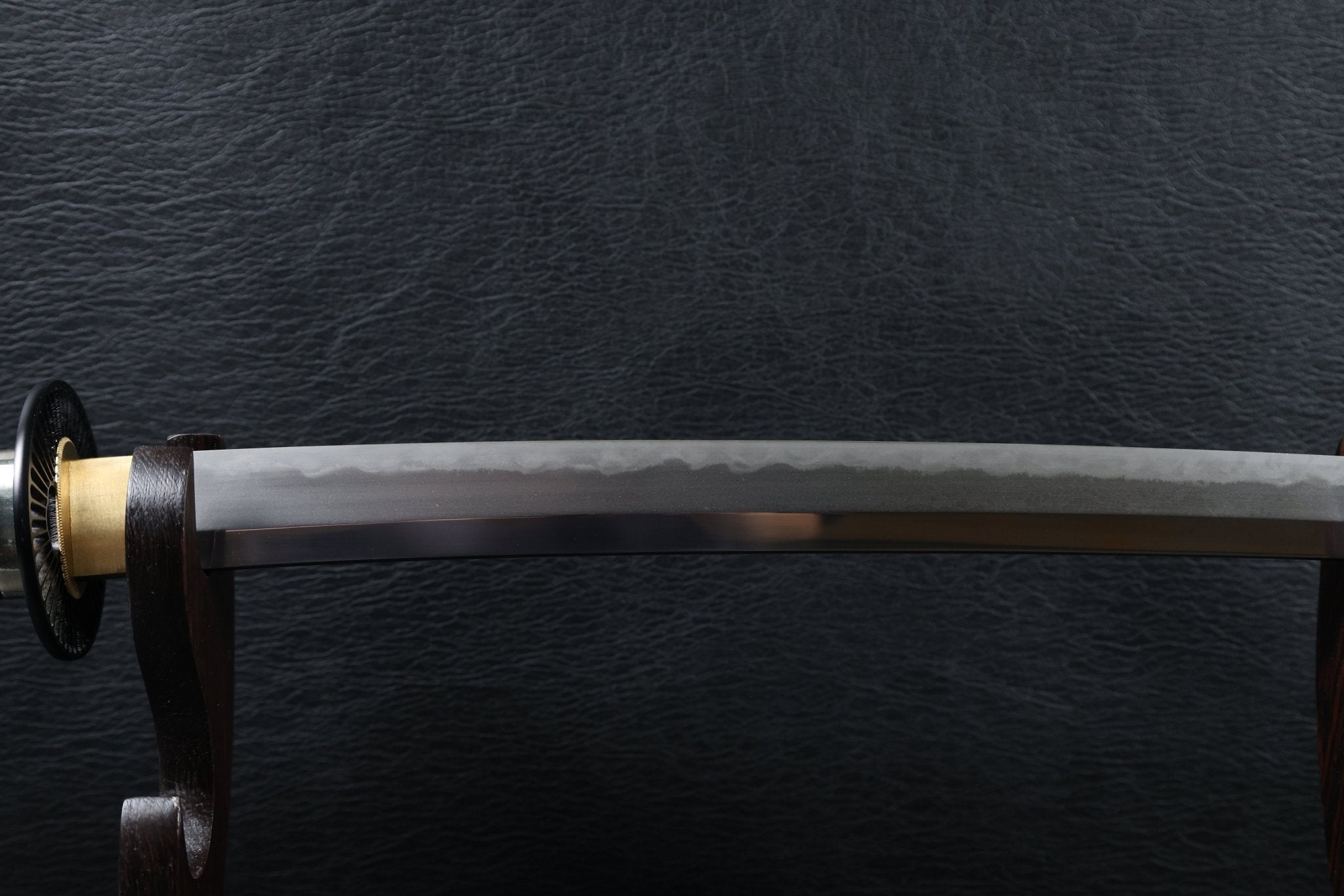 Katana WheelArc T10 Clay Tempered Blade with Black Gloss Saya | KSA Huo | KSA Katana For Sale 2026