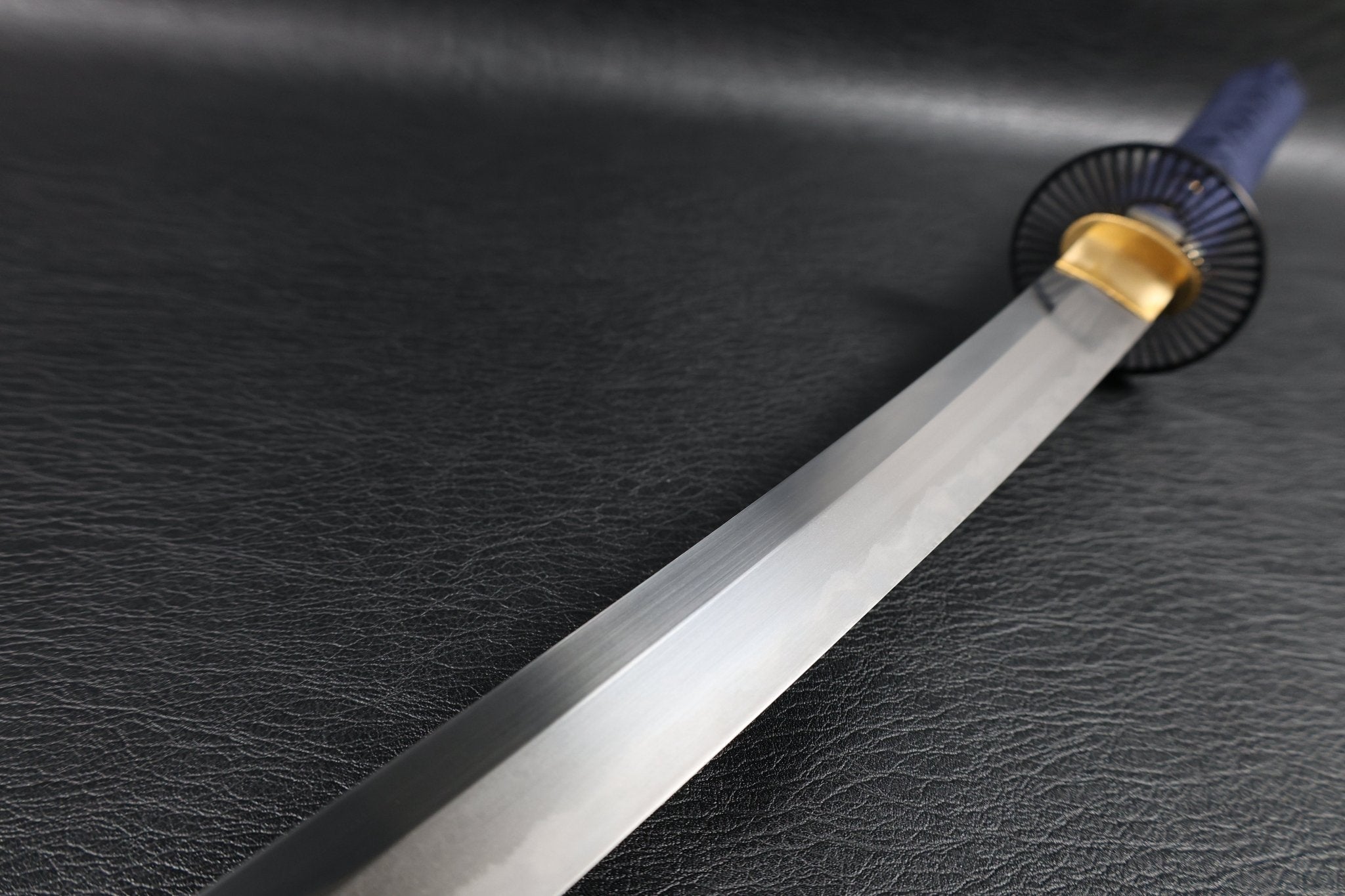 Katana WheelArc T10 Clay Tempered Blade with Black Gloss Saya | KSA Huo | KSA Katana For Sale 2026