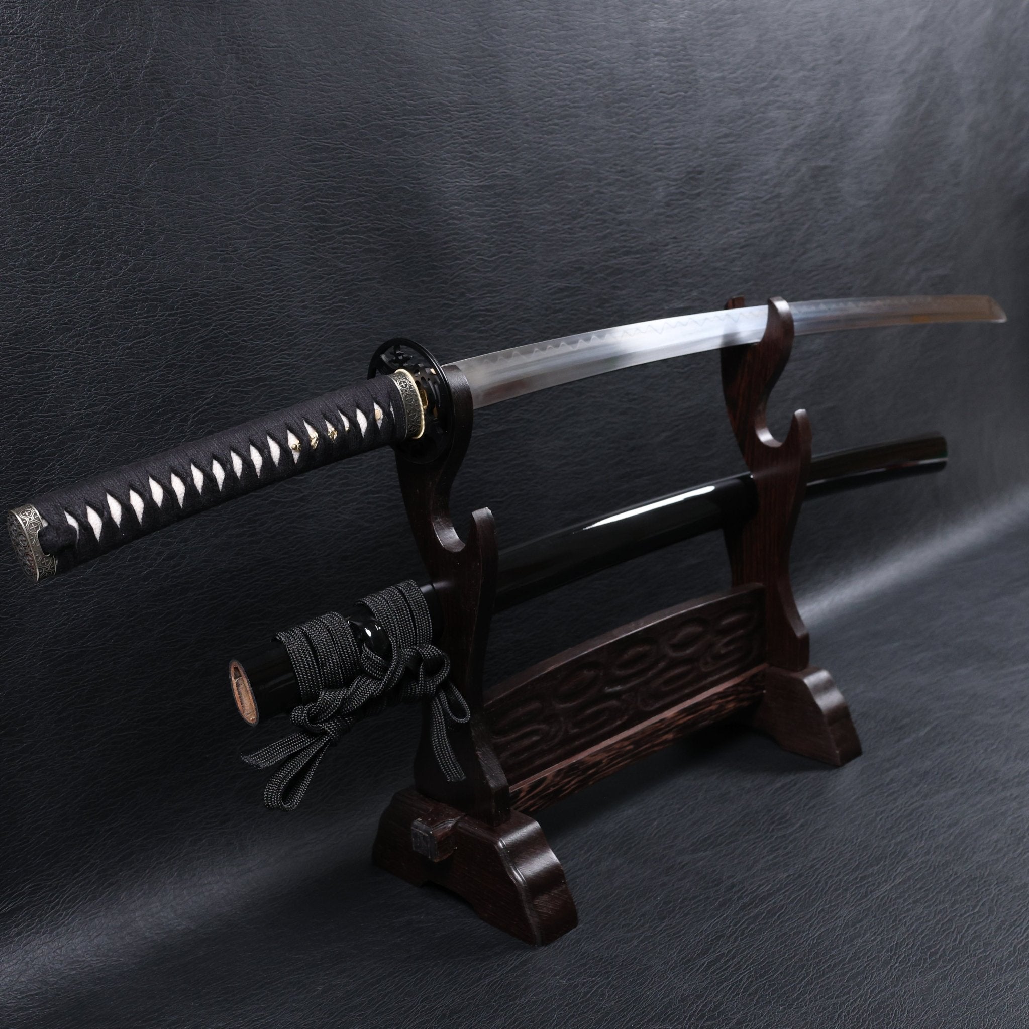 Katana Kiyomasa T10 Clay Tempered Blade with Notare Wave Hamon | KSA Huo | KSA Katana For Sale 2026