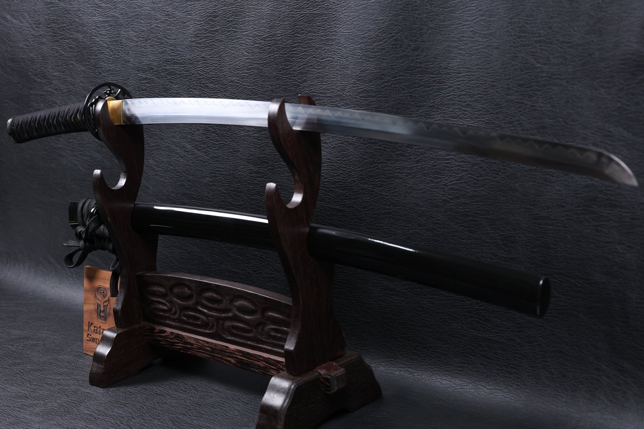 Katana Kiyomasa T10 Clay Tempered Blade with Notare Wave Hamon | KSA Huo | KSA Katana For Sale 2026