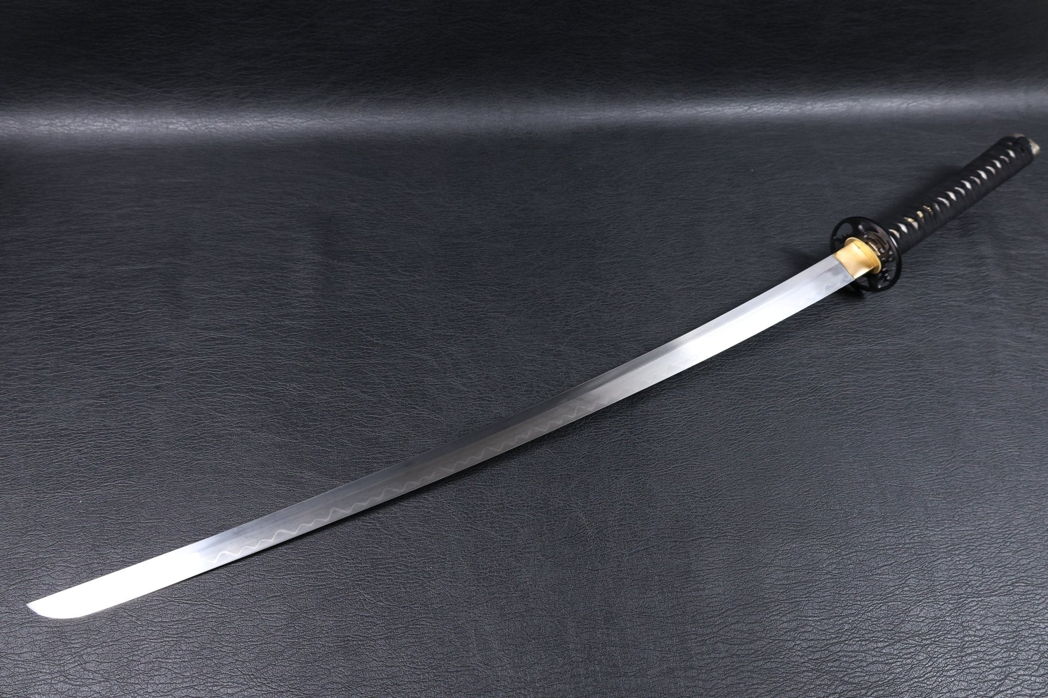 Katana Kiyomasa T10 Clay Tempered Blade with Notare Wave Hamon | KSA Huo | KSA Katana For Sale 2026