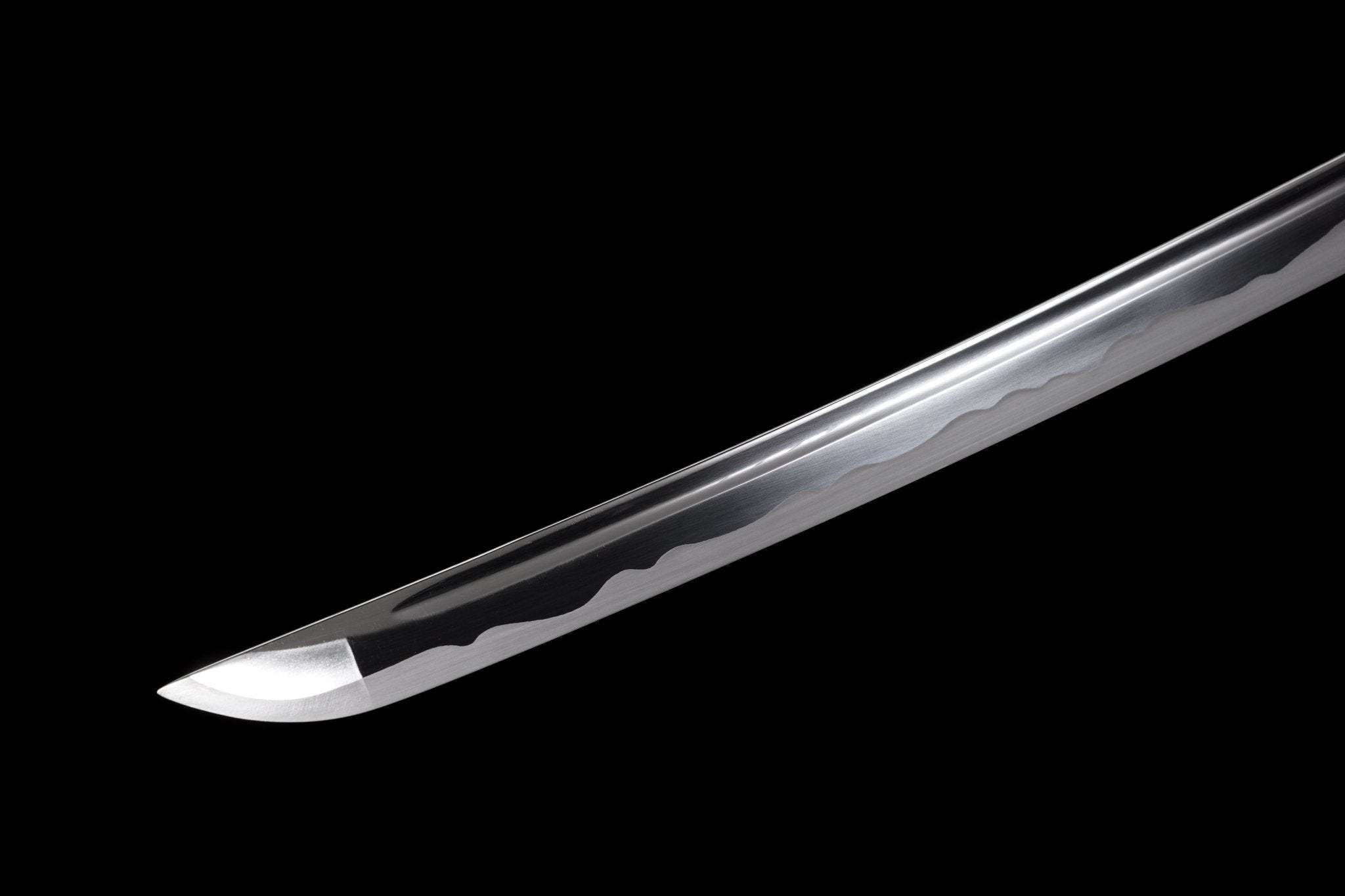 Katana Koi Surge Black and Gold Lacquered Saya Genuine Rayskin 鲤波 | KatanaSwordArt Katana For Sale 2025