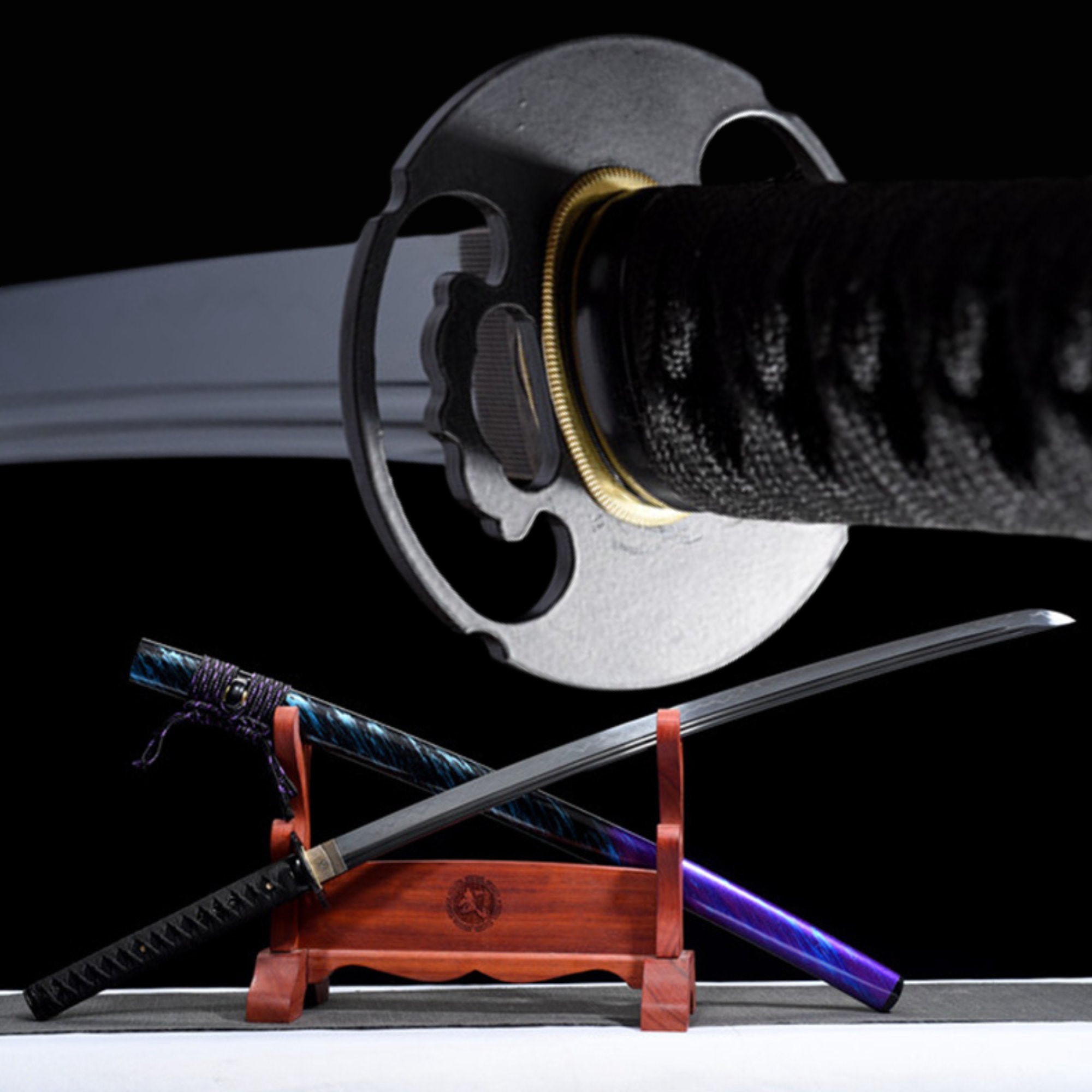 Katana LieHun T10 Clay Tempered Blue Saya 獵魂 | KatanaSwordArt Katana For Sale 2025