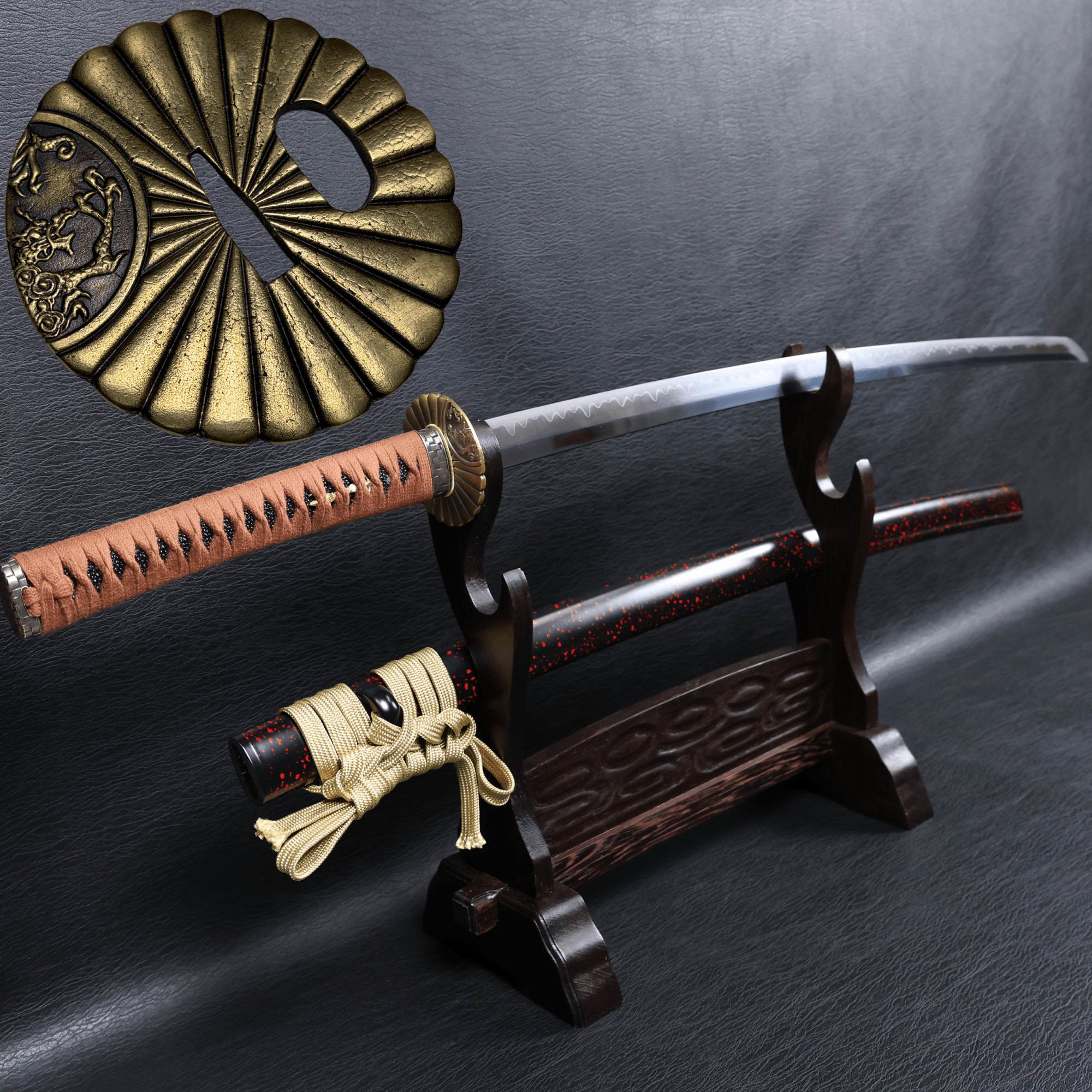 Katana Masanori T10 Clay Tempered Blade with Sanbonsugi Hamon | KSA Huo | KSA Katana For Sale 2026
