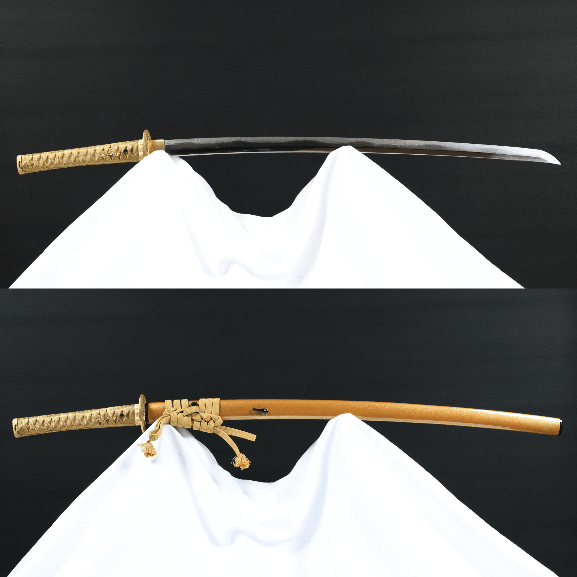 Katana Mitsuba Aoi Radiance Kobuse Blade Kin-aoi Koshirae 葵耀 | TangGu Sword | TangGu Sword Katana For Sale 2026