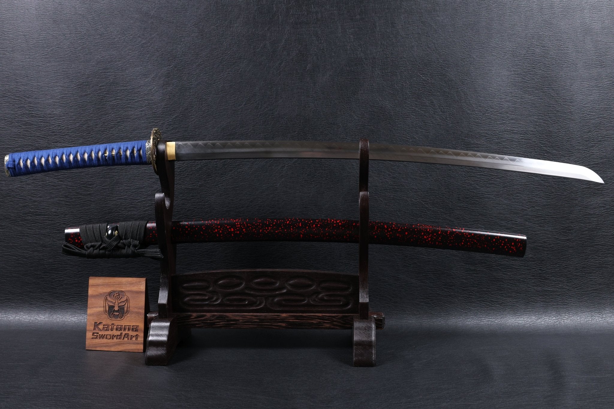 Katana Mitsunari T10 Clay Tempered Blade with Notare Wave Hamon | KSA Huo | KSA Katana For Sale 2026