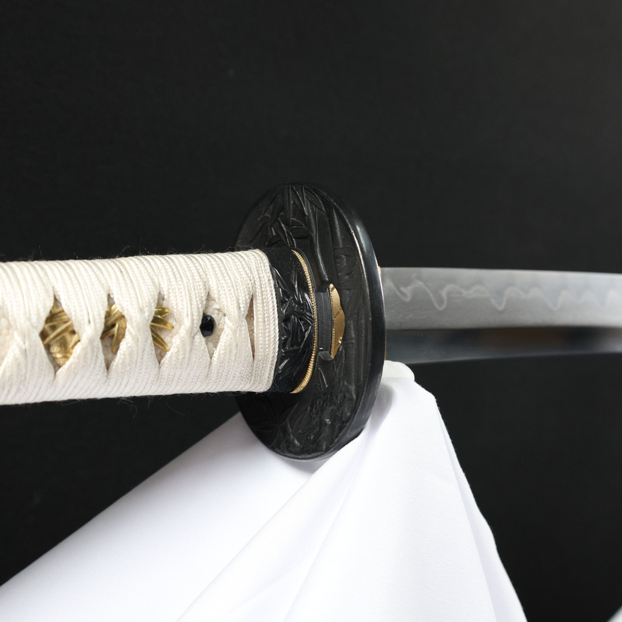 Katana Moonlit Bamboo Folded Steel Blade Takekage Koshirae 月竹 | TangGu Sword | TangGu Sword Katana For Sale 2026