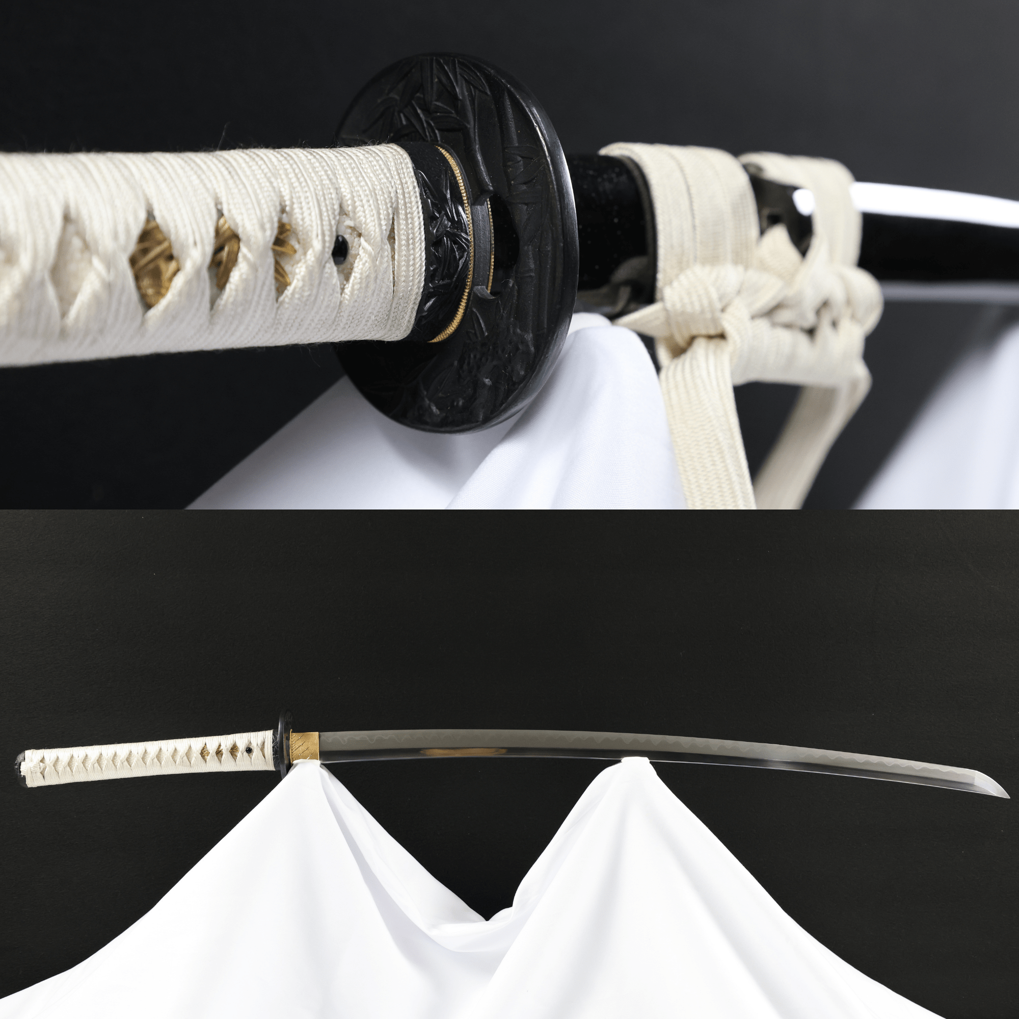 Katana Moonlit Bamboo Folded Steel Blade Takekage Koshirae 月竹 | TangGu Sword | TangGu Sword Katana For Sale 2026