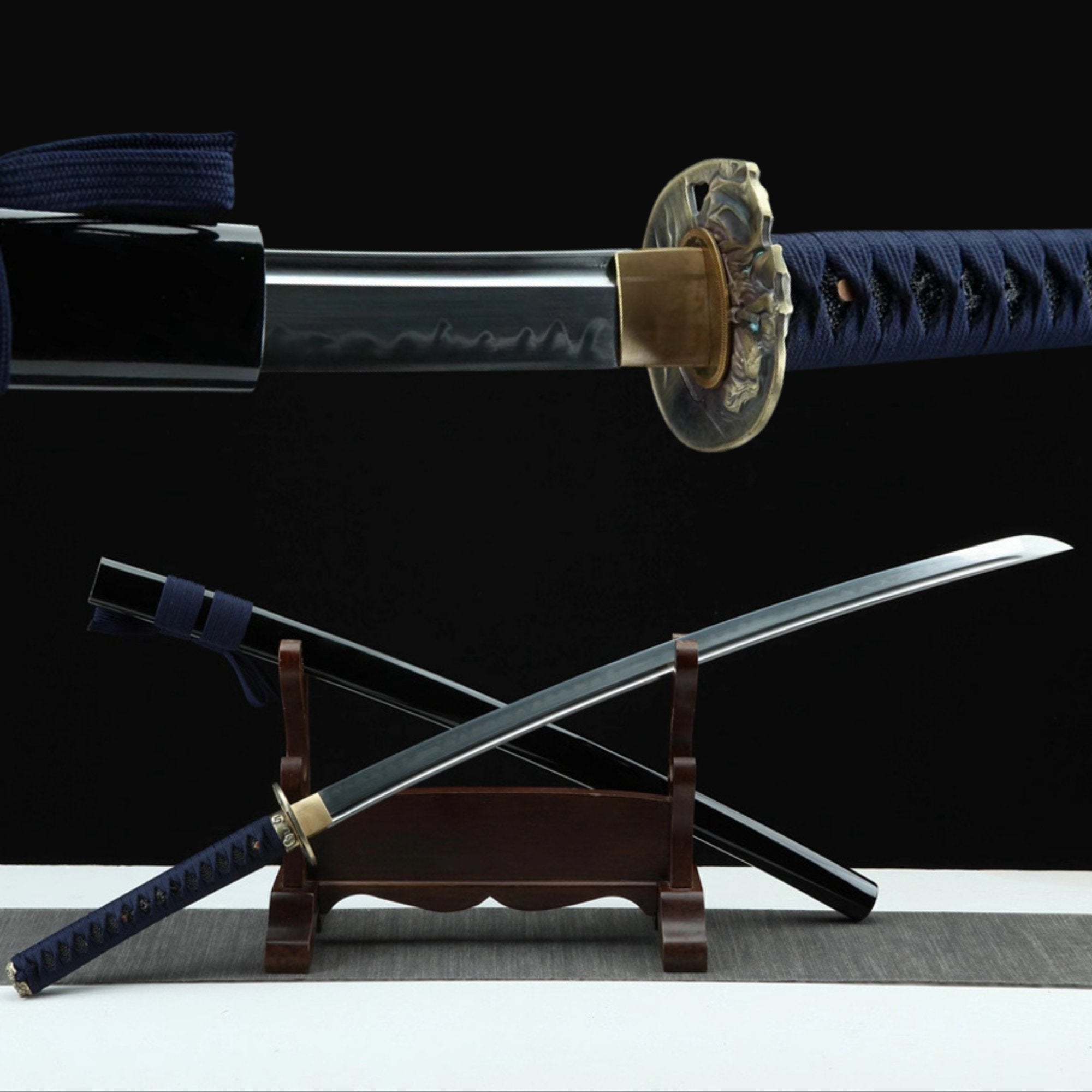Katana Moren T10 Clay Tempered Black 魔刃 | KatanaSwordArt Katana For Sale 2025
