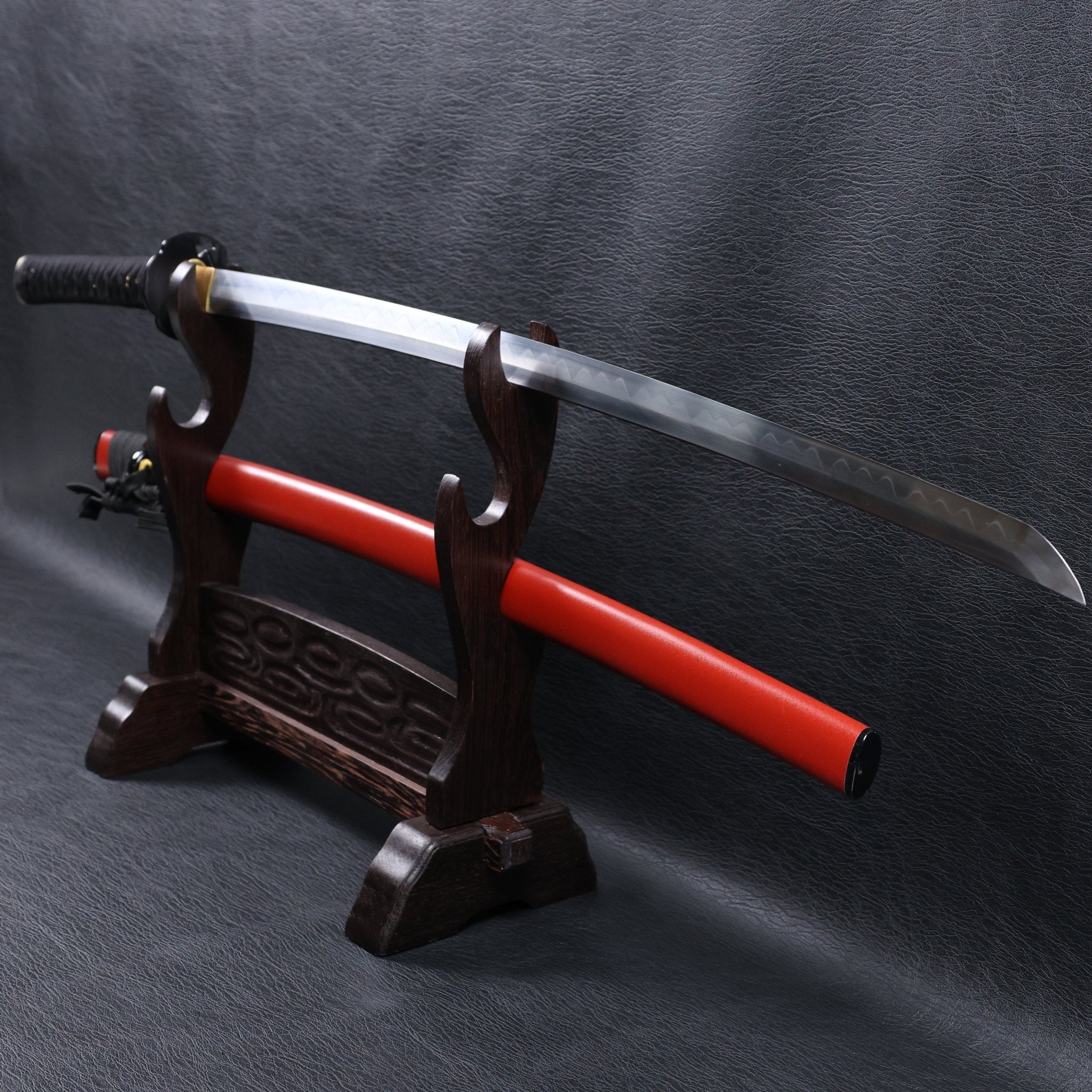 Katana Motonari T10 Clay Tempered Blade with Notare Wave Hamon | KSA Huo | KSA Katana For Sale 2026