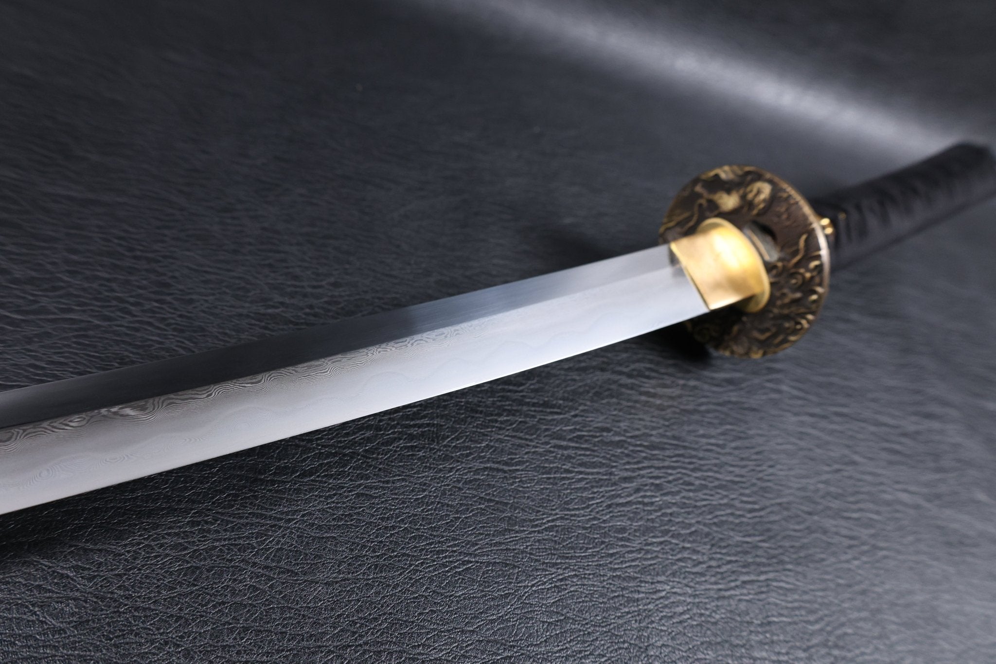 Katana Nagamasa Folded Steel Clay Tempered Blade with Sanbonsugi Hamon | KSA Jiang | KSA Katana For Sale 2026