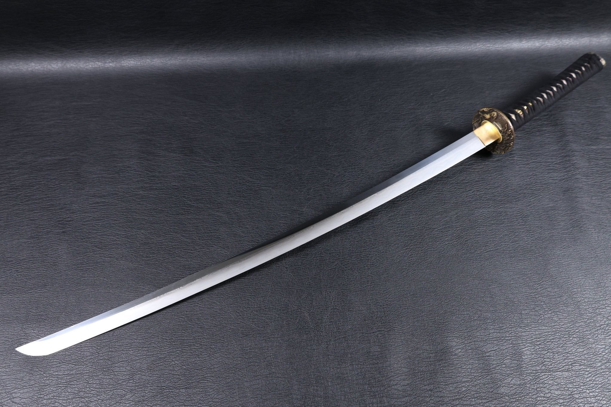 Katana Nagamasa Folded Steel Clay Tempered Blade with Sanbonsugi Hamon | KSA Jiang | KSA Katana For Sale 2026