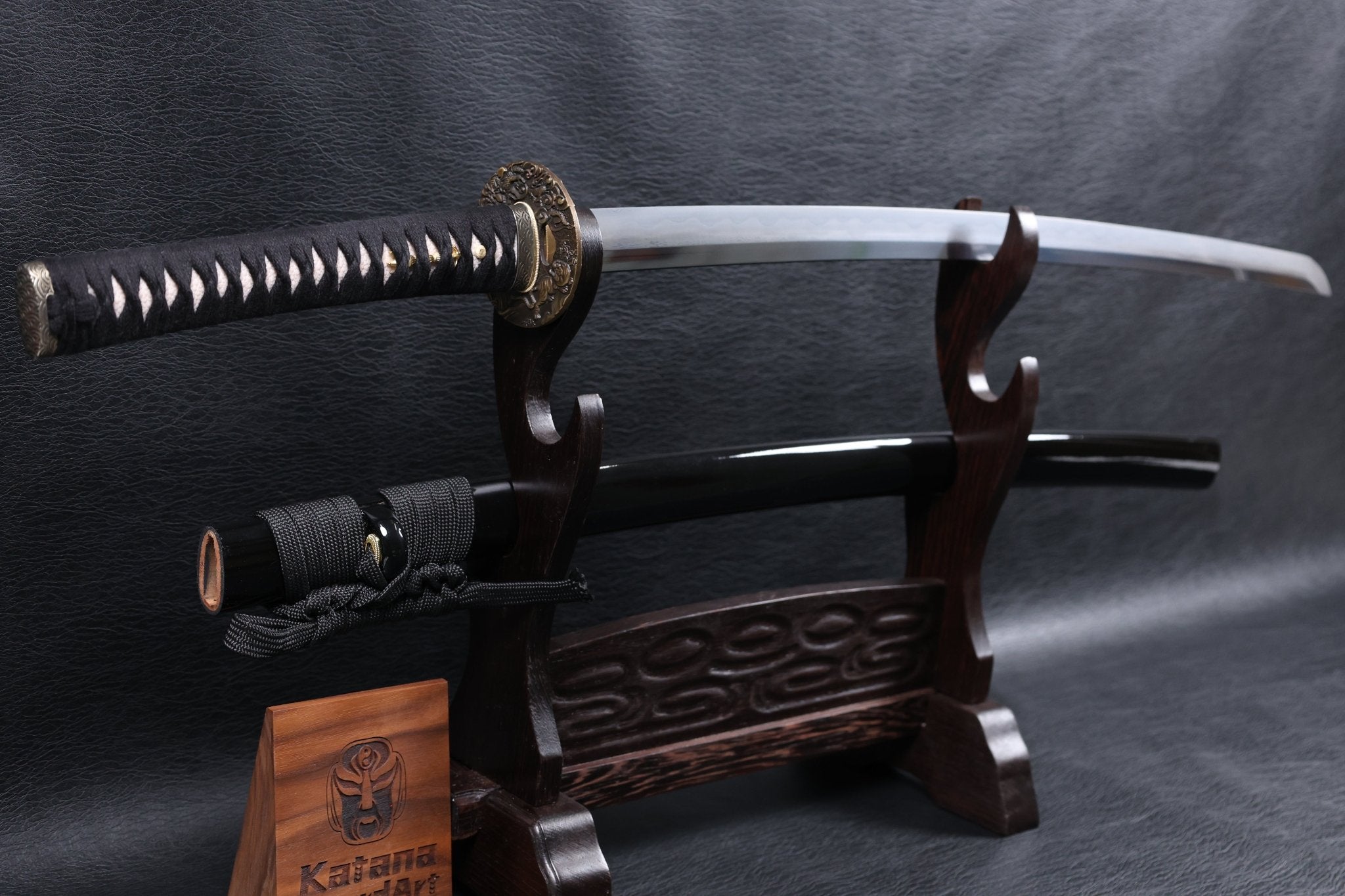 Katana Nagamasa Folded Steel Clay Tempered Blade with Sanbonsugi Hamon | KSA Jiang | KSA Katana For Sale 2026