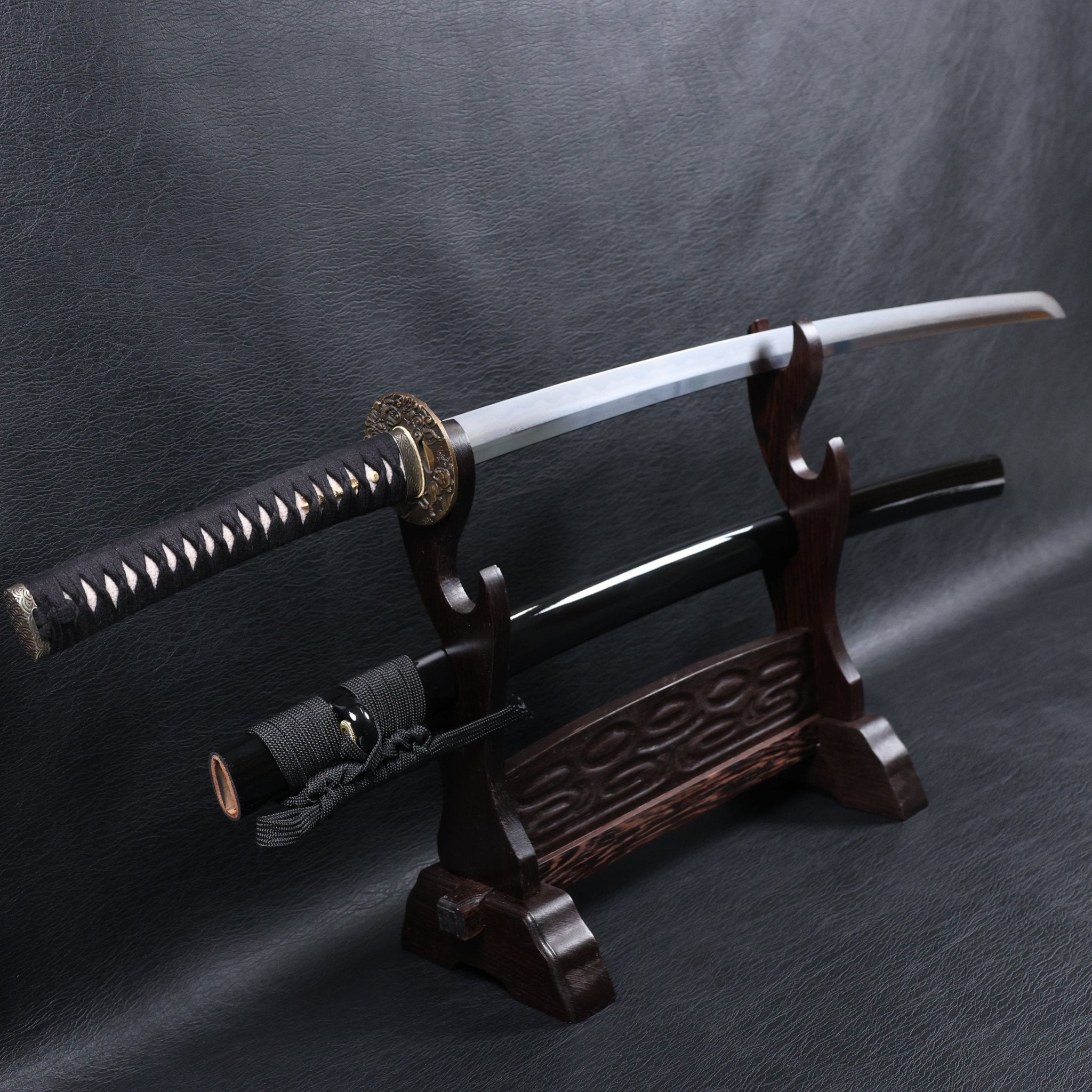 Katana Nagamasa Folded Steel Clay Tempered Blade with Sanbonsugi Hamon | KSA Jiang | KSA Katana For Sale 2026