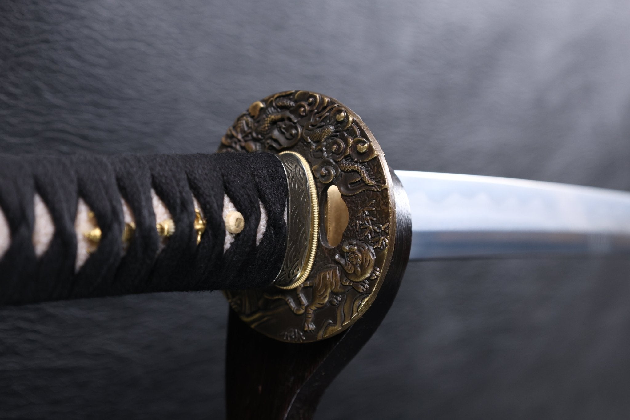 Katana Nagamasa Folded Steel Clay Tempered Blade with Sanbonsugi Hamon | KSA Jiang | KSA Katana For Sale 2026