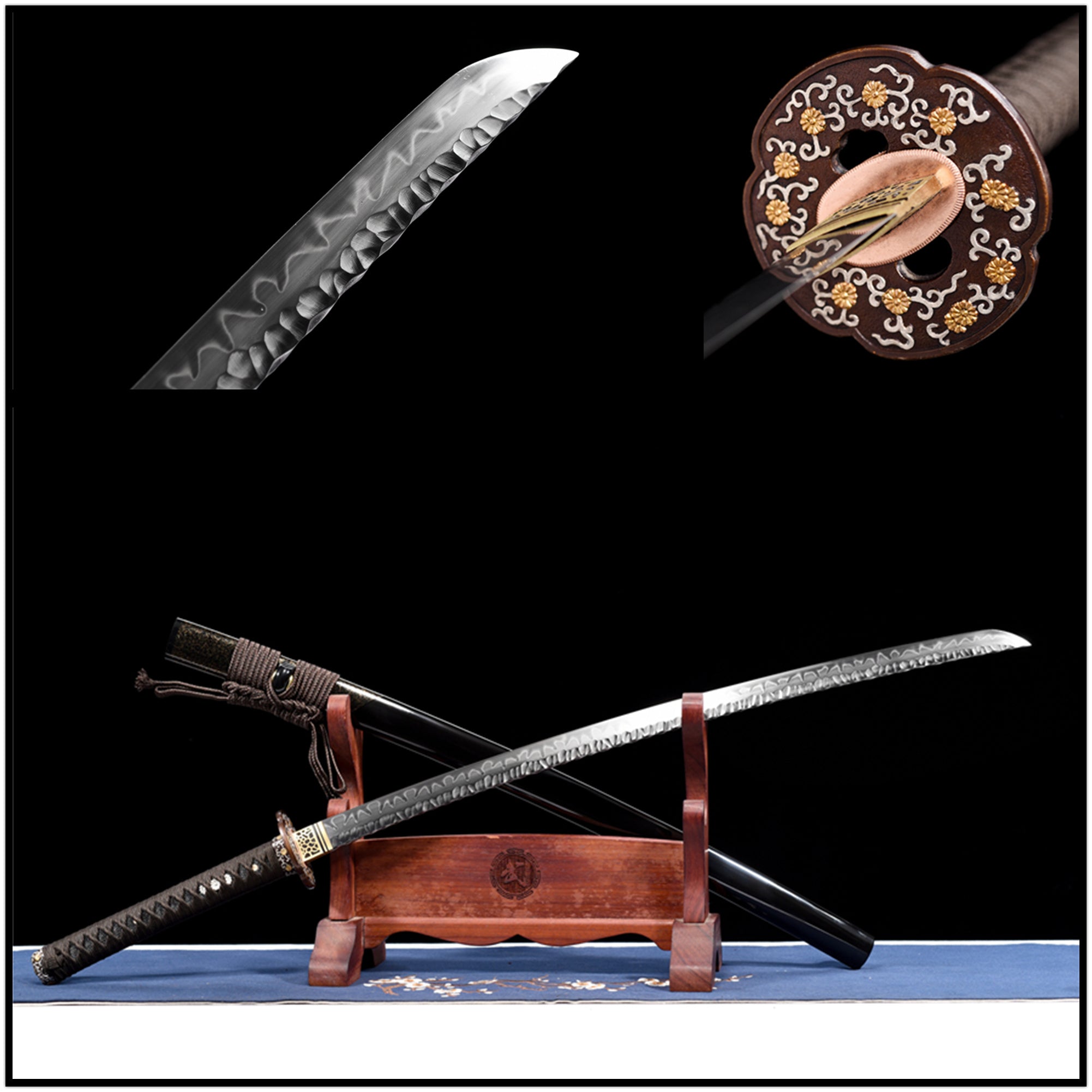 Katana NianLun T10 Clay Tempered Hammer Pattern 年輪 | KatanaSwordArt Katana For Sale 2025