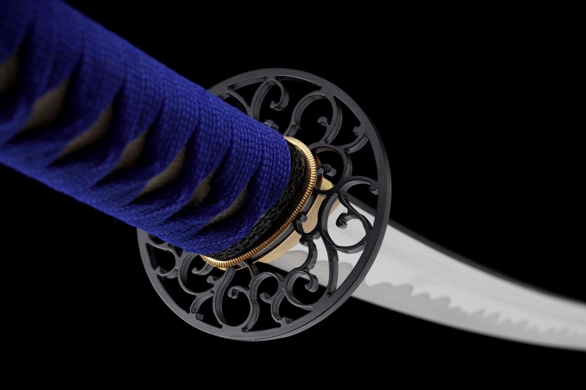 Katana Night Sky Blue Lacquer Saya Genuine Rayskin 星瀚 | KatanaSwordArt Katana For Sale 2025