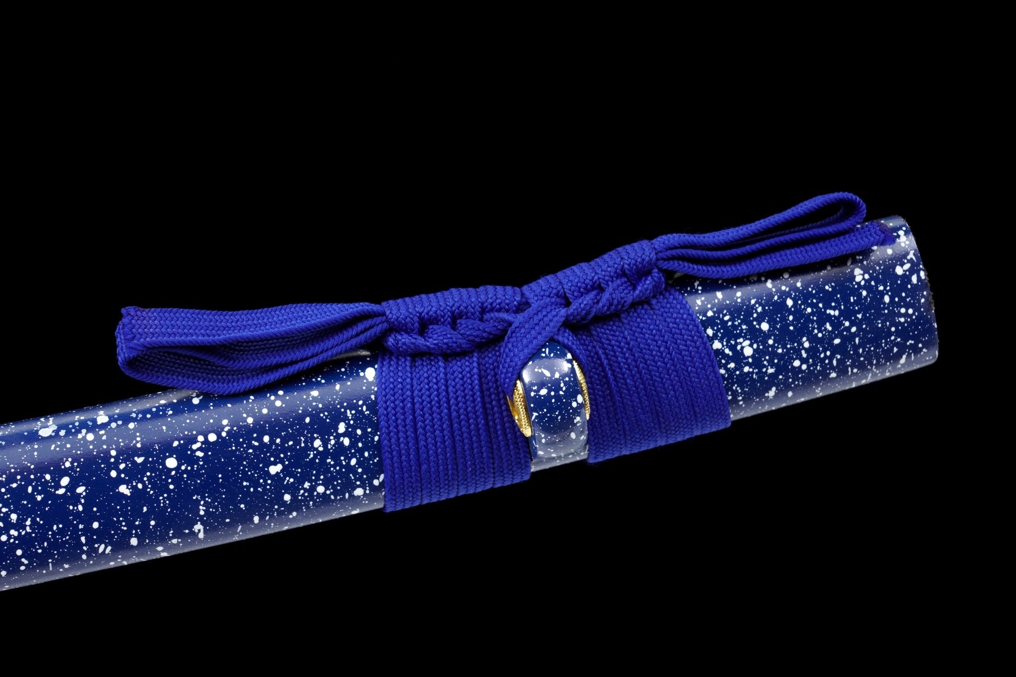 Katana Night Sky Blue Lacquer Saya Genuine Rayskin 星瀚 | KatanaSwordArt Katana For Sale 2025