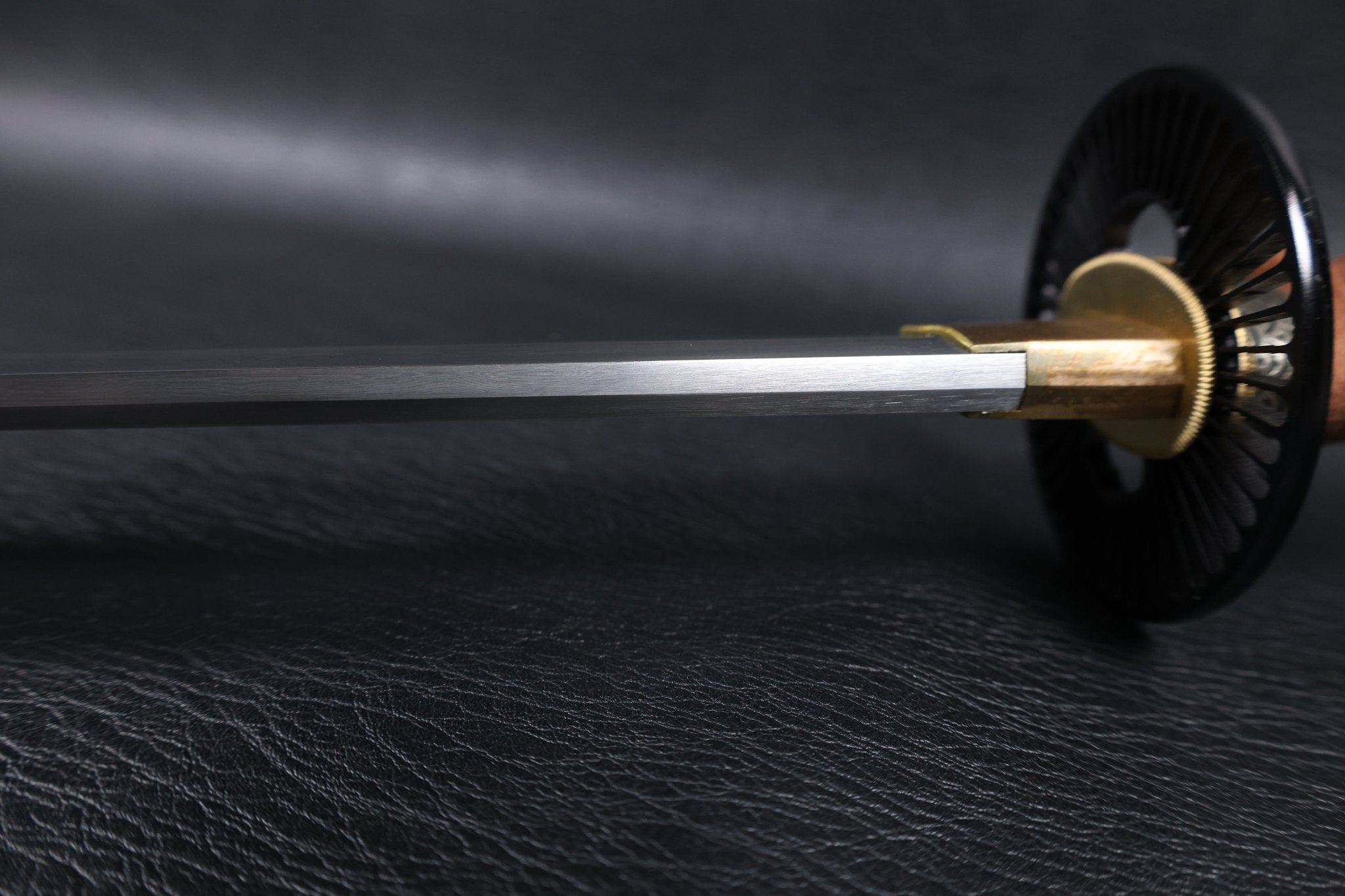 Katana Nobunaga Folded Steel Clay Tempered Blade with Notare Wave Hamon | KSA Hua | KSA Katana For Sale 2026