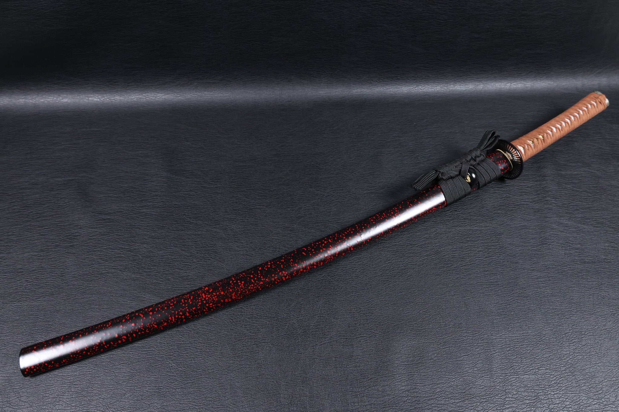 Katana Nobunaga Folded Steel Clay Tempered Blade with Notare Wave Hamon | KSA Hua | KSA Katana For Sale 2026