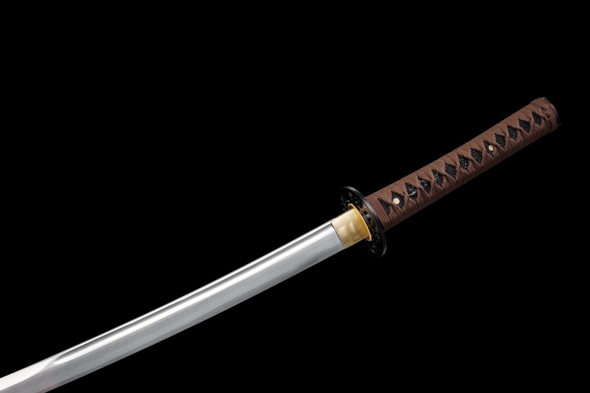 Katana Ravenfall Kogarasu Maru Black Ishime Lacquer Saya Genuine Rayskin 烏落 | KatanaSwordArt Katana For Sale 2025