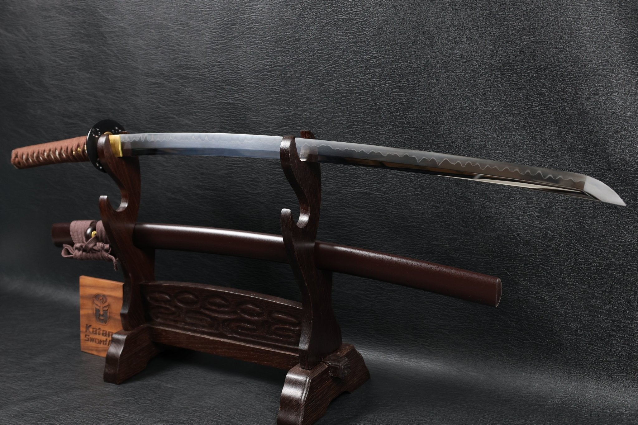Katana Sakura Nocturne T10 Clay Tempered Blade with Sanbonsugi Hamon | KSA Huo | KSA Katana For Sale 2026
