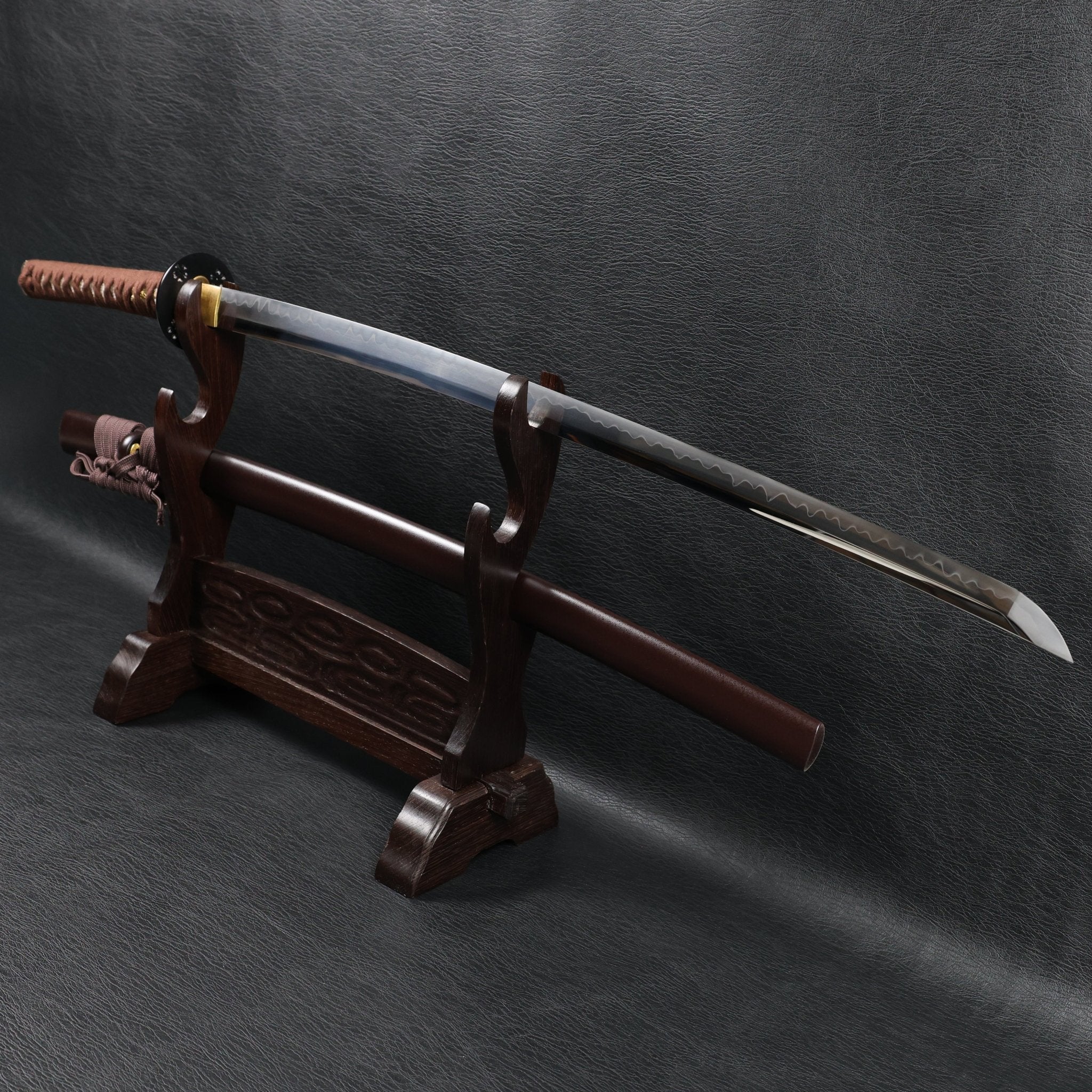 Katana Sakura Nocturne T10 Clay Tempered Blade with Sanbonsugi Hamon | KSA Huo | KatanaSwordArt Katana For Sale 2026