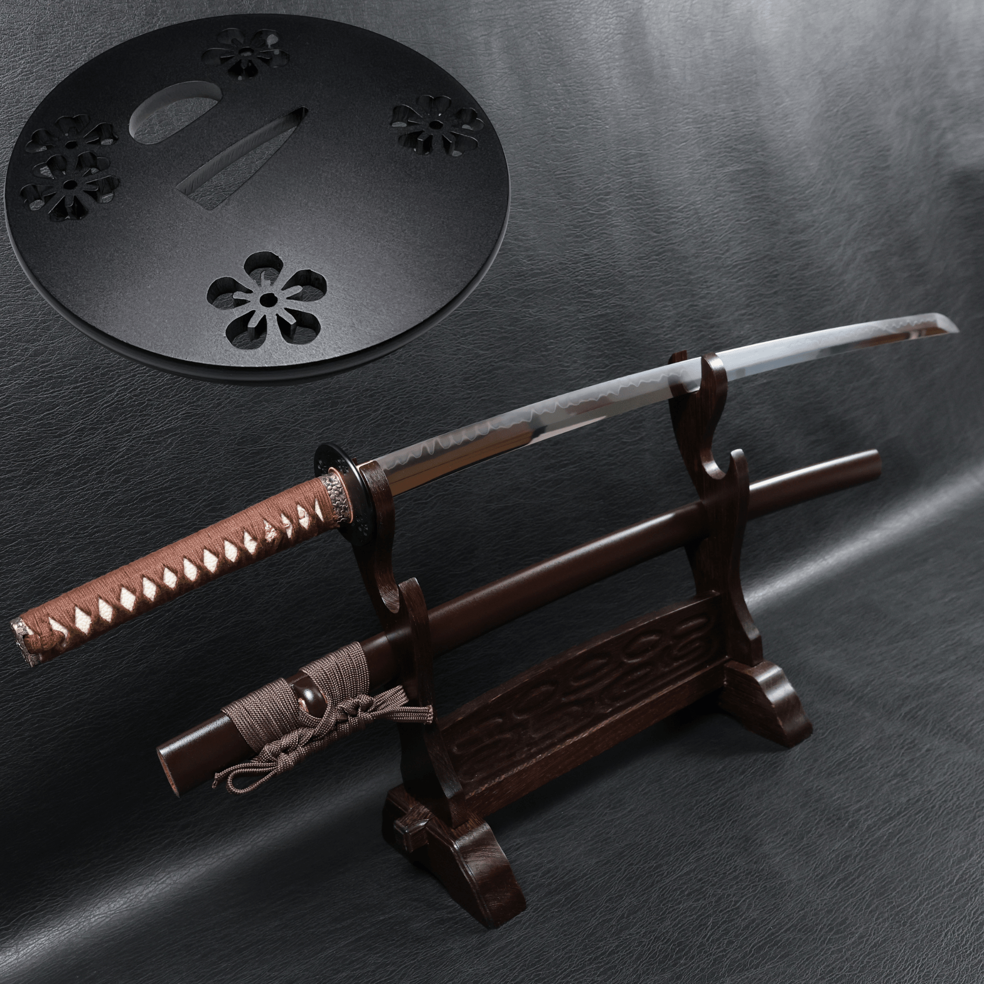 Katana Sakura Nocturne T10 Clay Tempered Blade with Sanbonsugi Hamon | KSA Huo | KatanaSwordArt Katana For Sale 2026