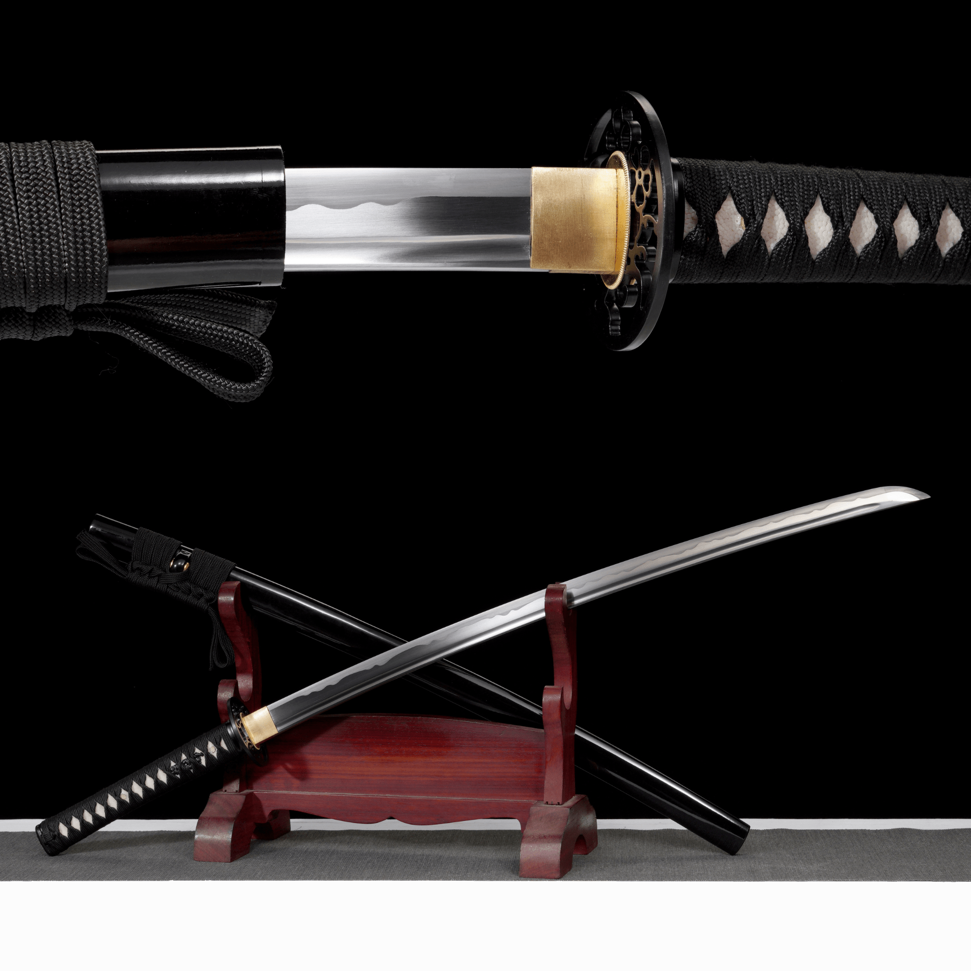 Katana Sakura Stream Black Lacquer Saya 櫻流 | KatanaSwordArt Katana For Sale 2025