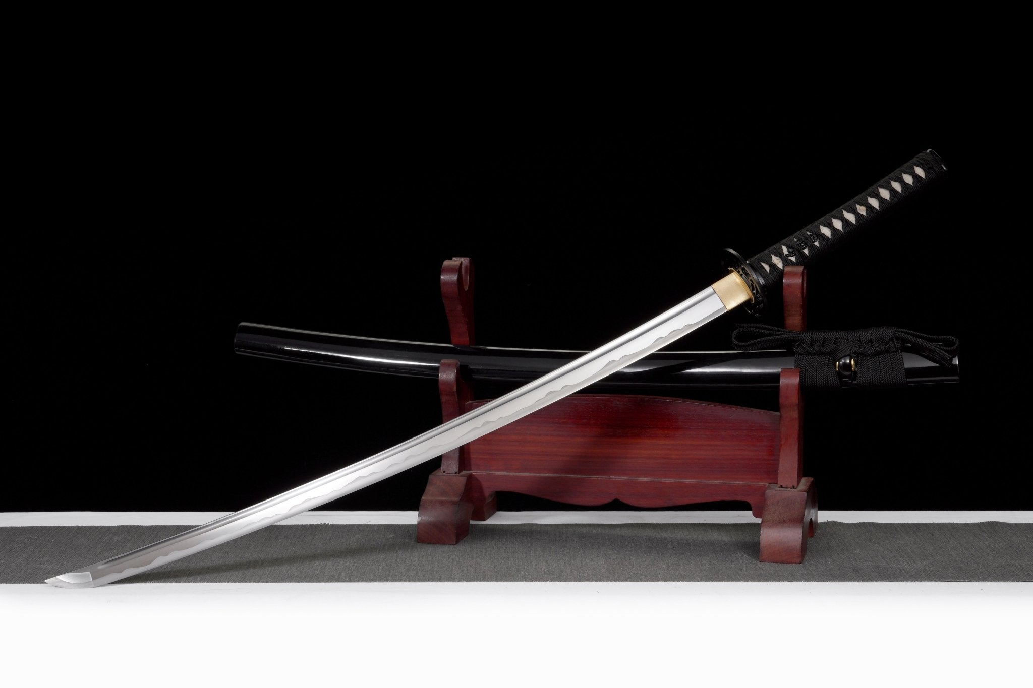 Katana Sakura Stream Black Lacquer Saya 櫻流 | KatanaSwordArt Katana For Sale 2025