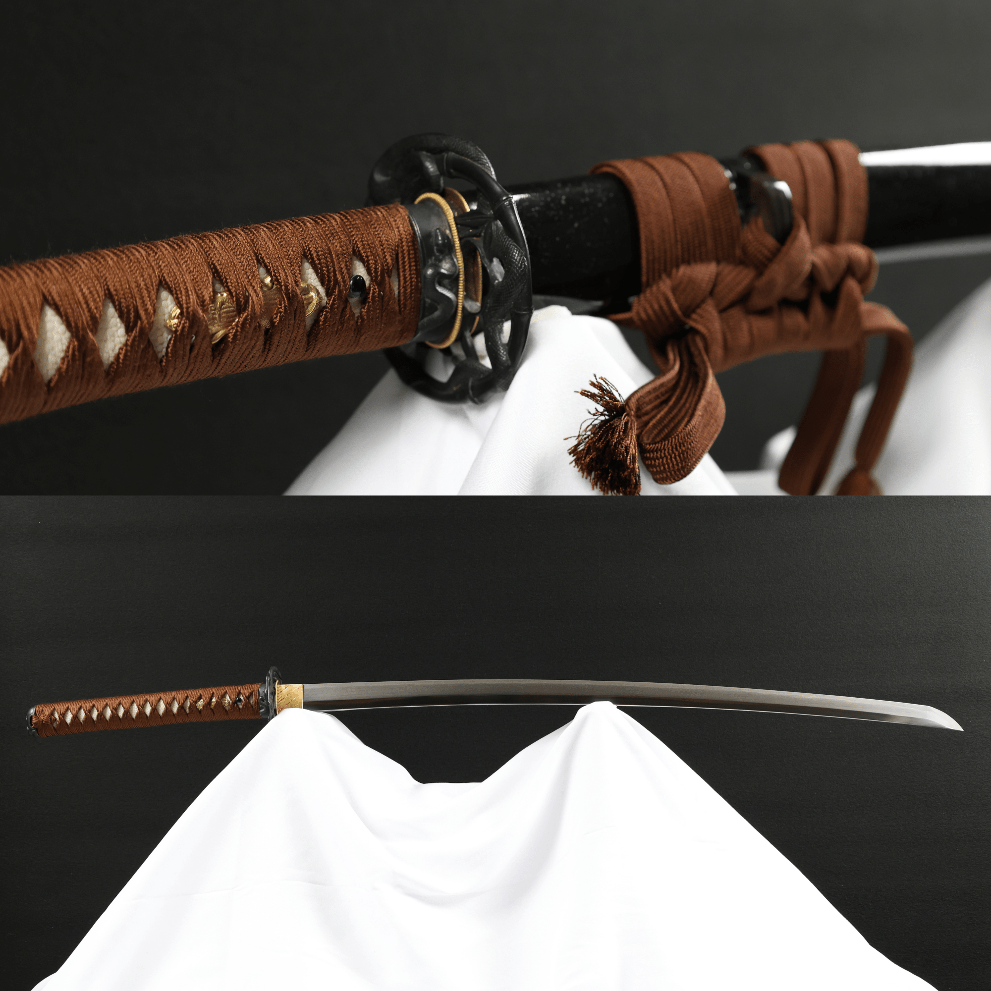 Katana Serpent Wave Folded Steel Blade Janami Koshirae 蛇濤 | TangGu Sword United States 2026