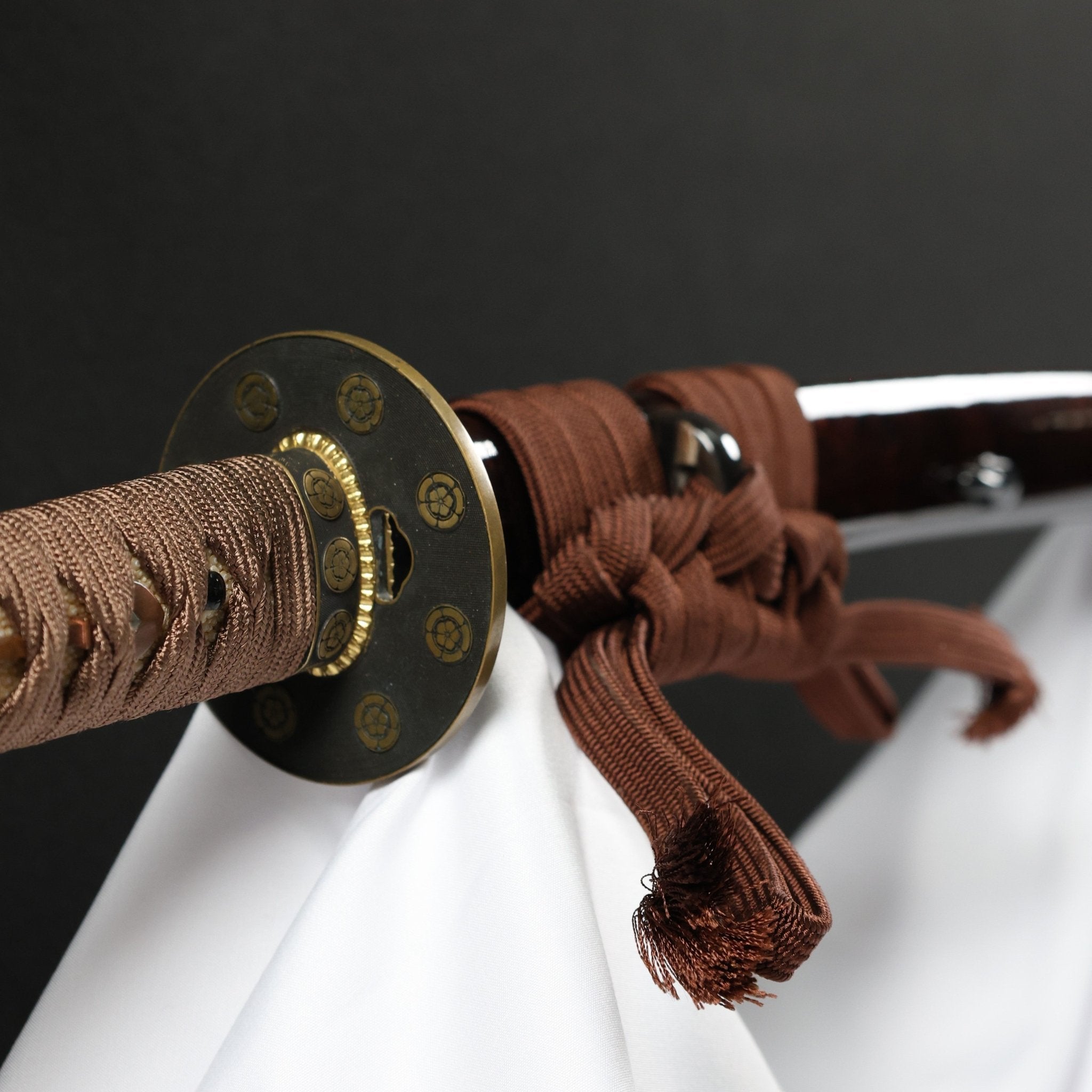 Katana Shadowcrest Oda Mokko Sanmai Blade Genmon Koshirae 紋影 | TangGu Sword | TangGu Sword Katana For Sale 2026