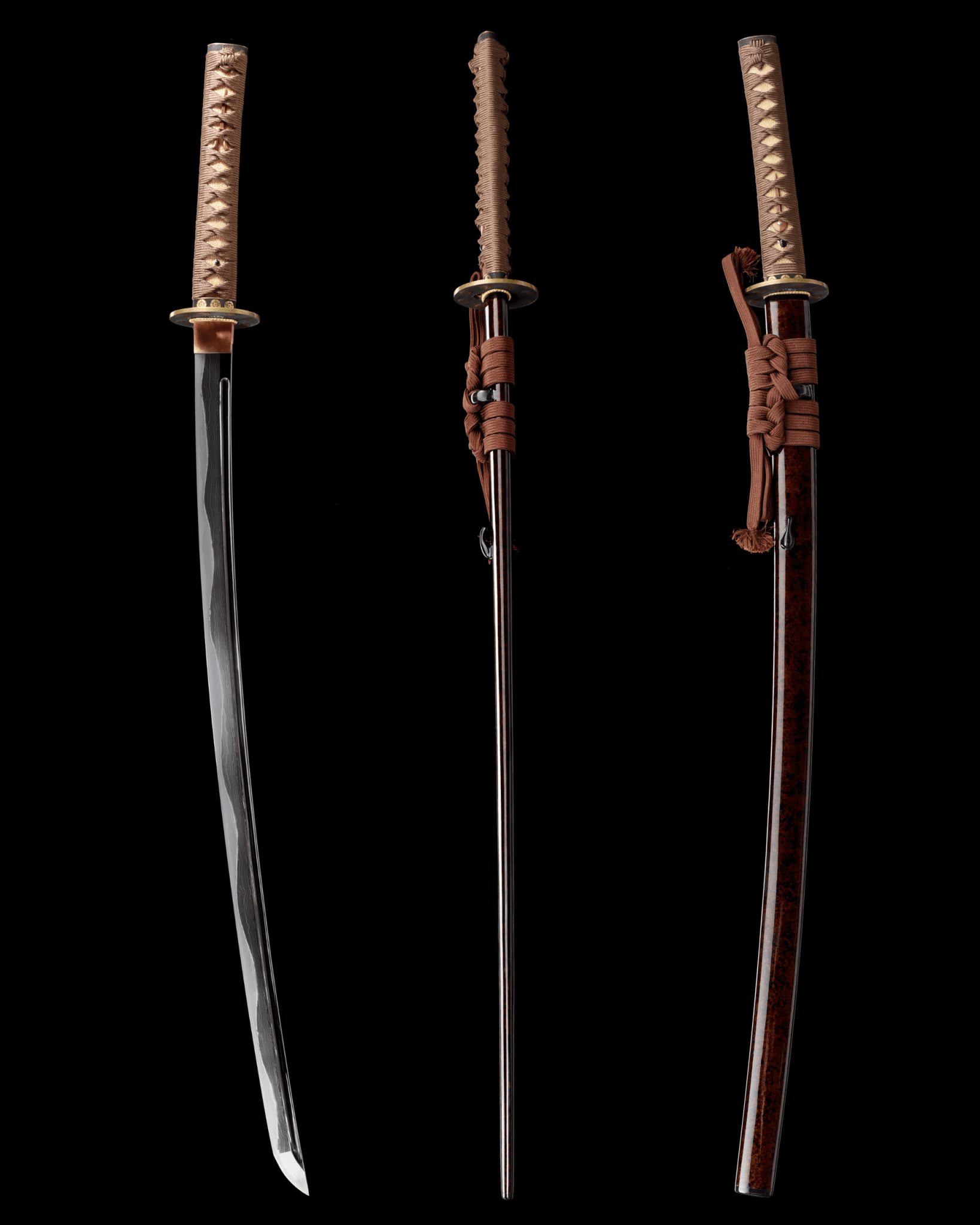 Katana Shadowcrest Oda Mokko Sanmai Blade Genmon Koshirae 紋影 | TangGu Sword | TangGu Sword Katana For Sale 2026