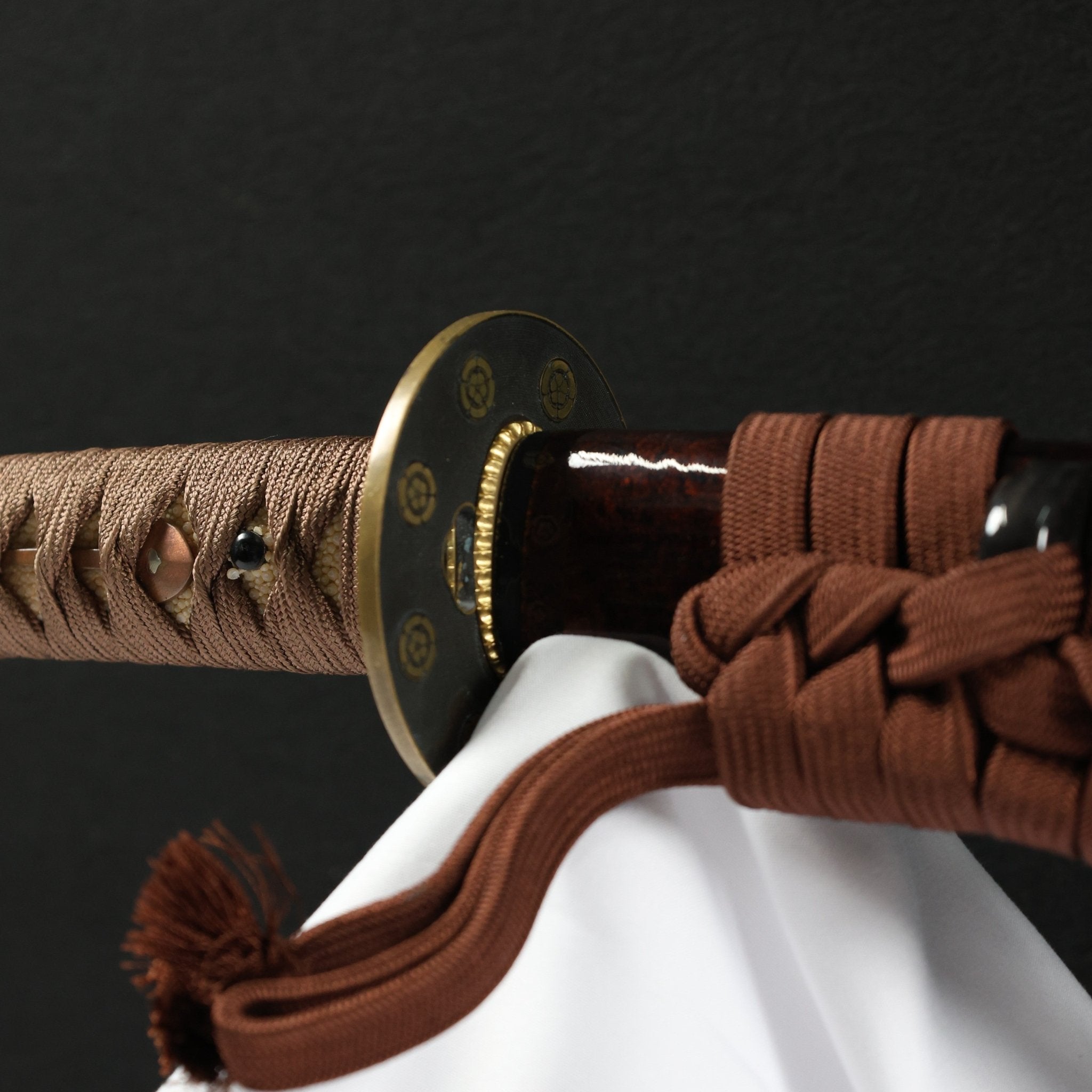 Katana Shadowcrest Oda Mokko Sanmai Blade Genmon Koshirae 紋影 | TangGu Sword | TangGu Sword Katana For Sale 2026