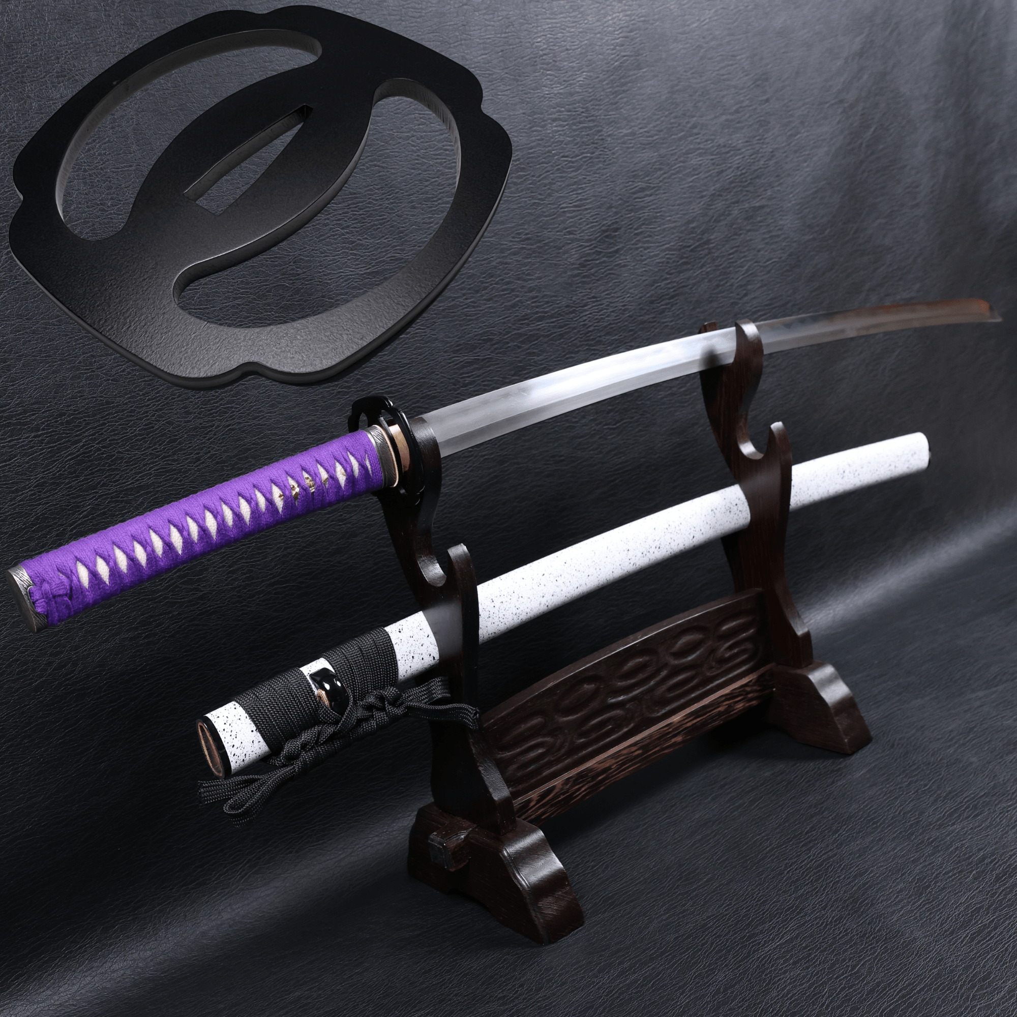Katana Shingen Folded Steel Clay Tempered Blade with Notare Wave Hamon | KSA Hua | KSA Katana For Sale 2026