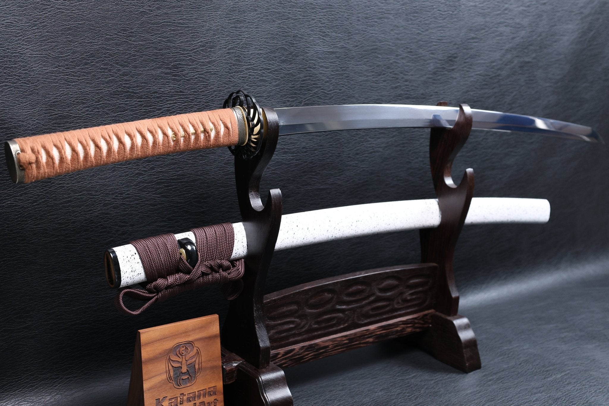 Katana Shōun 9260 Spring Steel Premium Mirror Polish with White Speckled Saya | KSA Jiang | KSA Katana For Sale 2026