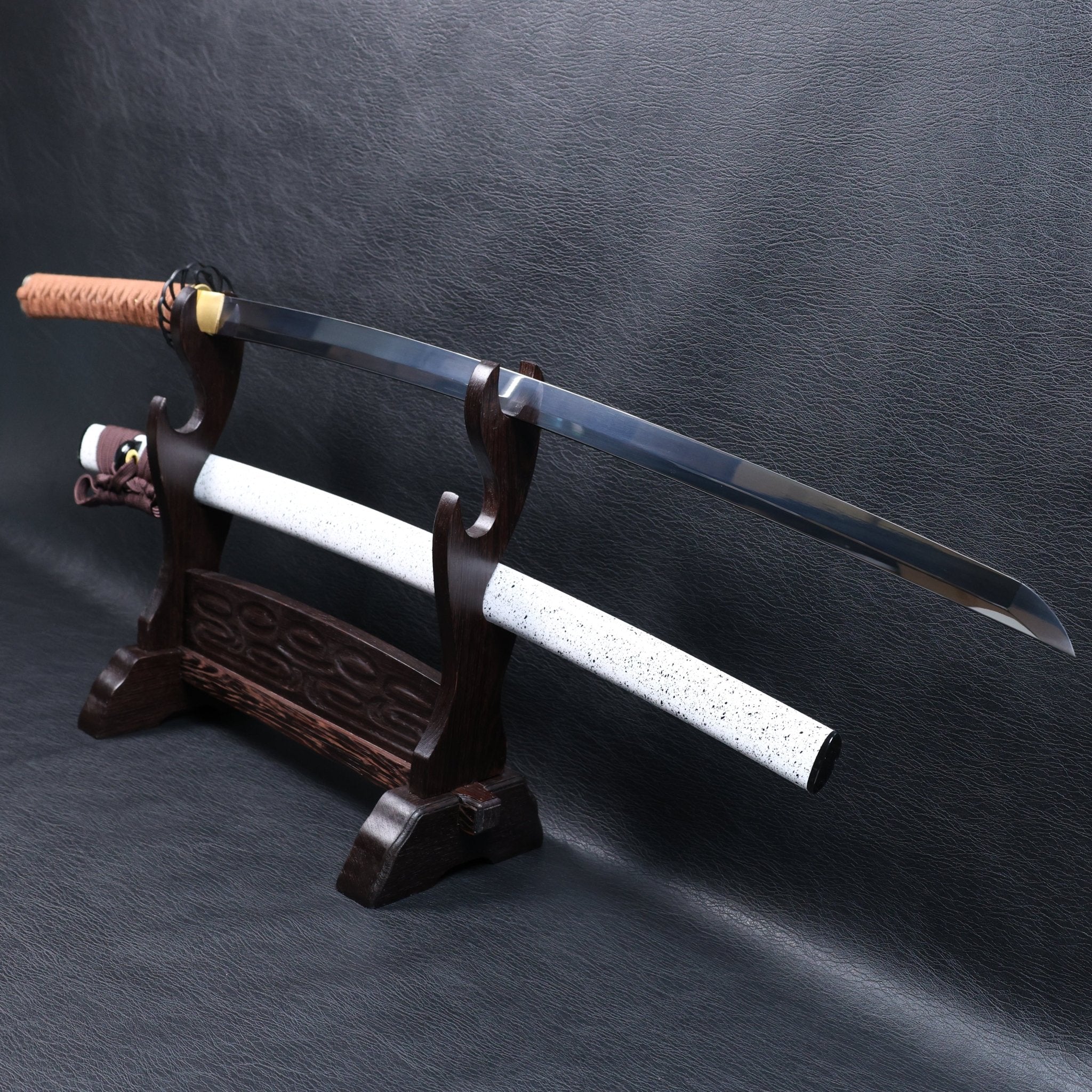 Katana Shōun 9260 Spring Steel Premium Mirror Polish with White Speckled Saya | KSA Jiang | KSA Katana For Sale 2026