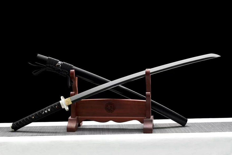 Katana Silver Musashi Manganese Steel Mirror Finish 銀武藏 | KatanaSwordArt Katana For Sale