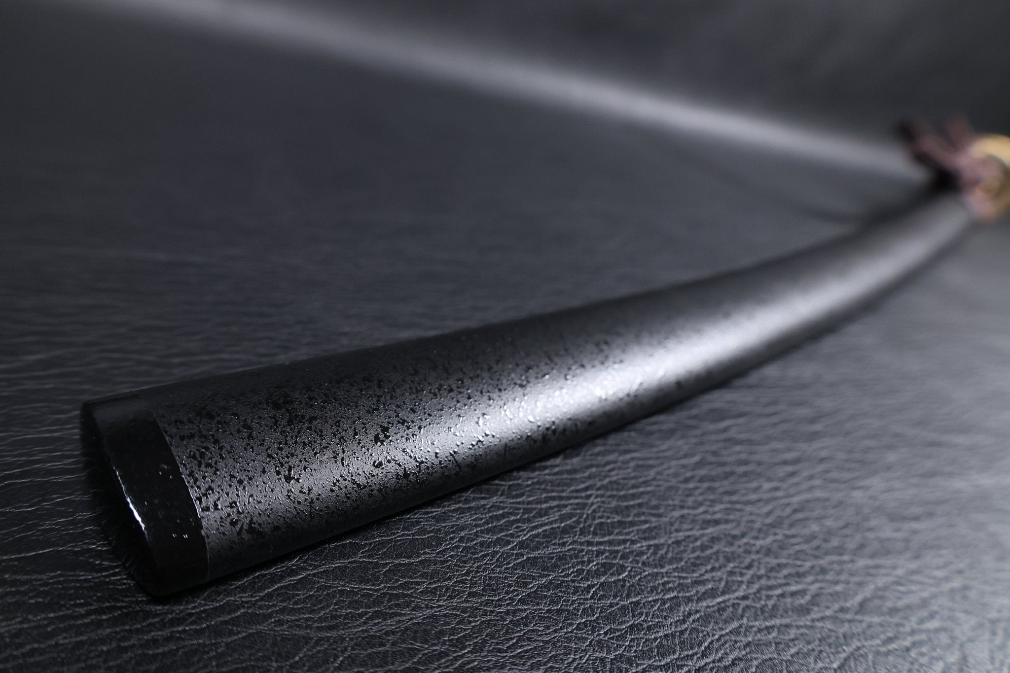 Katana Storm Tiger Spring Steel Black Saya Genuine Rayskin | KSA Katana Katana For Sale 2026
