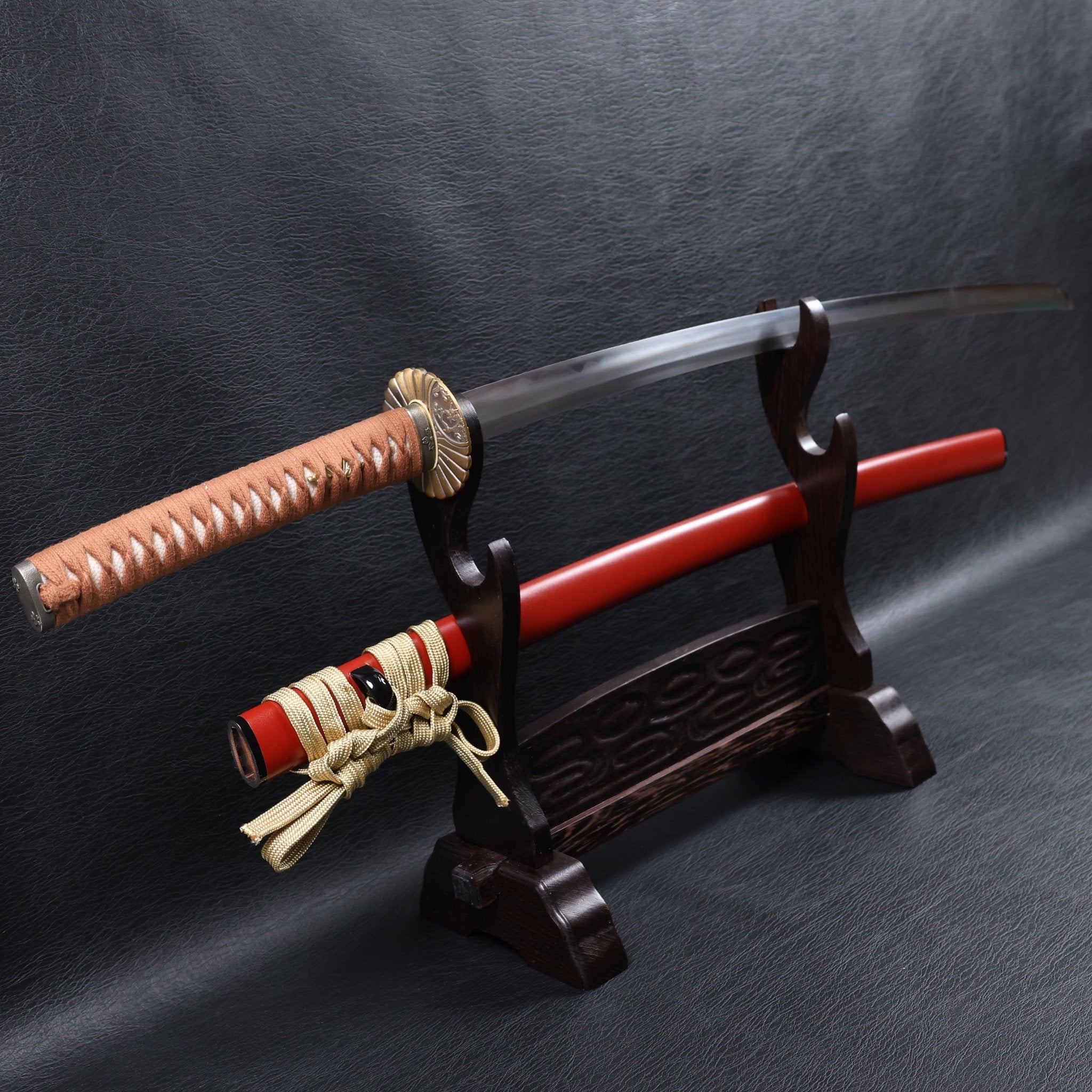 Katana Tadakatsu Folded Steel Clay Tempered Blade with Notare Wave Hamon | KSA Hua | KSA Katana For Sale 2026