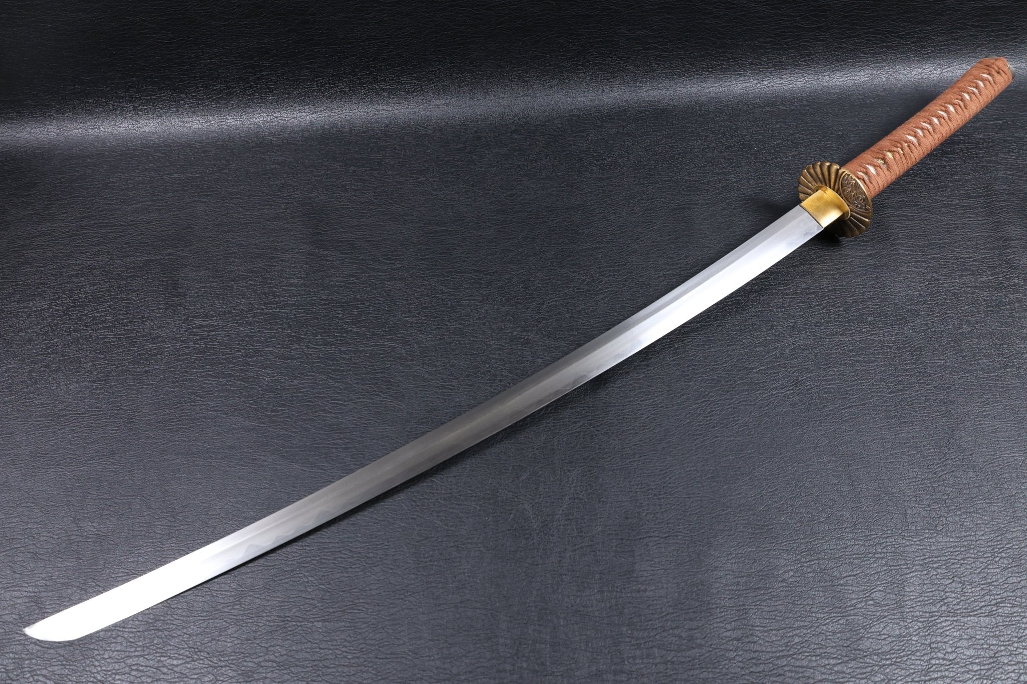 Katana Tadakatsu Folded Steel Clay Tempered Blade with Notare Wave Hamon | KSA Hua | KSA Katana For Sale 2026